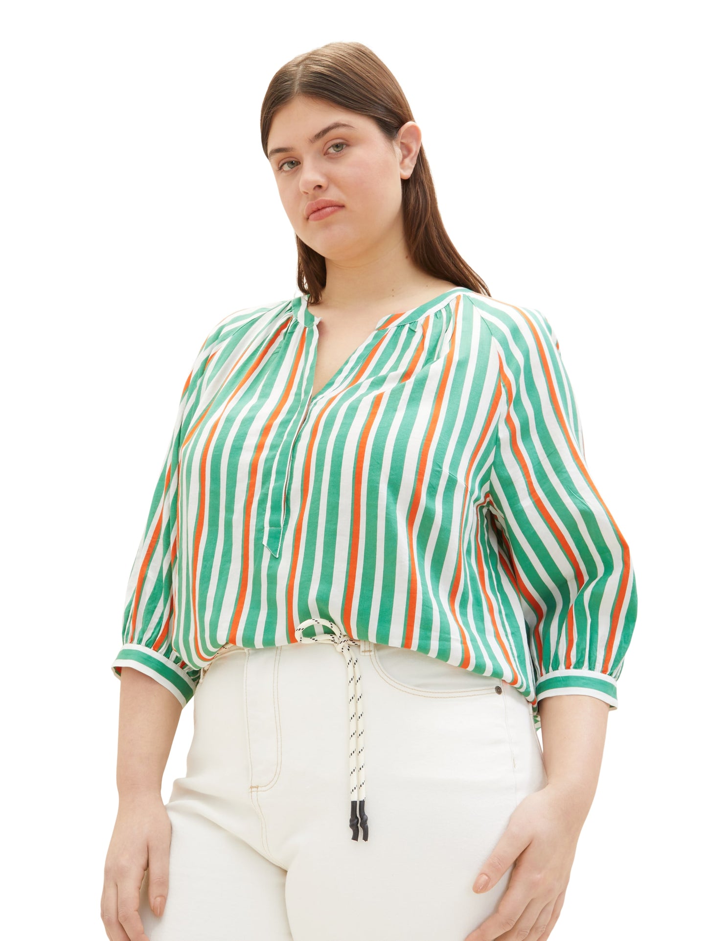 Plus Size - Gestreifte Bluse