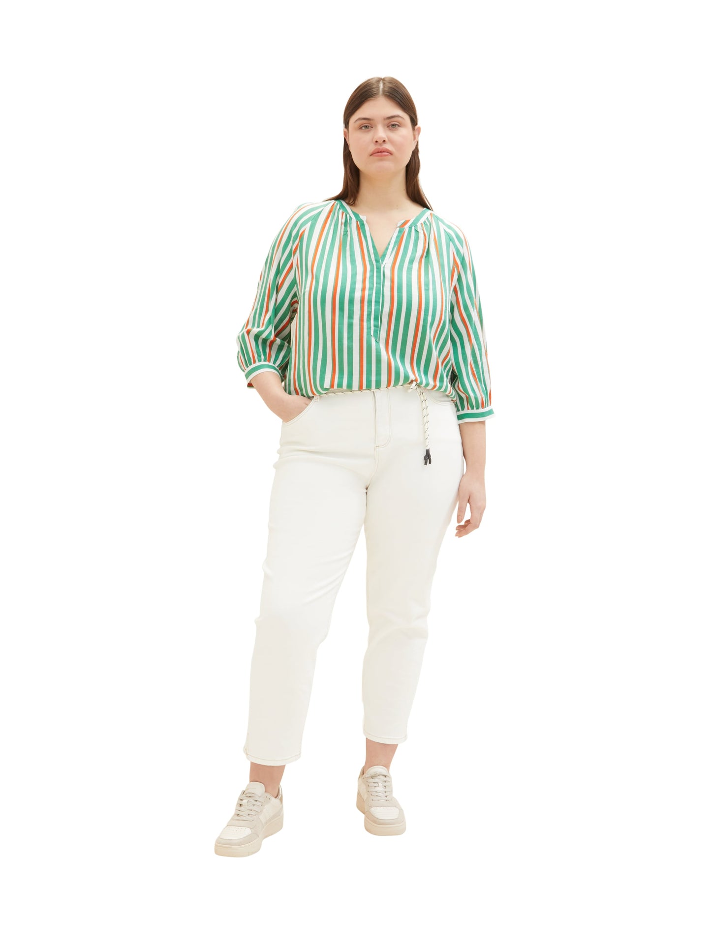 Plus Size - Gestreifte Bluse