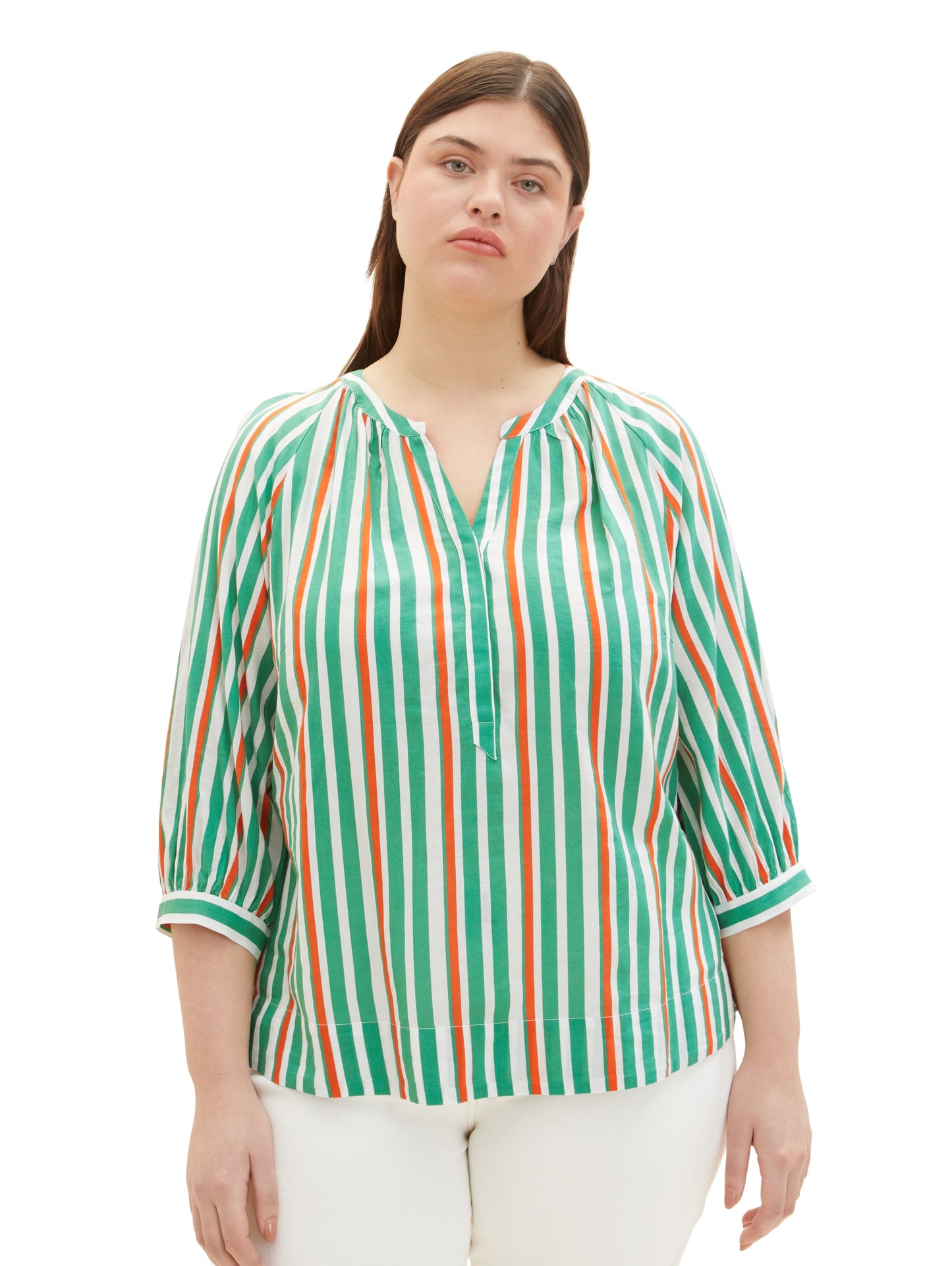 Plus Size - Gestreifte Bluse