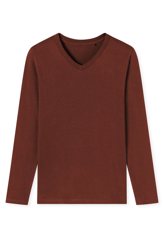 Langarmshirt V-Ausschnitt