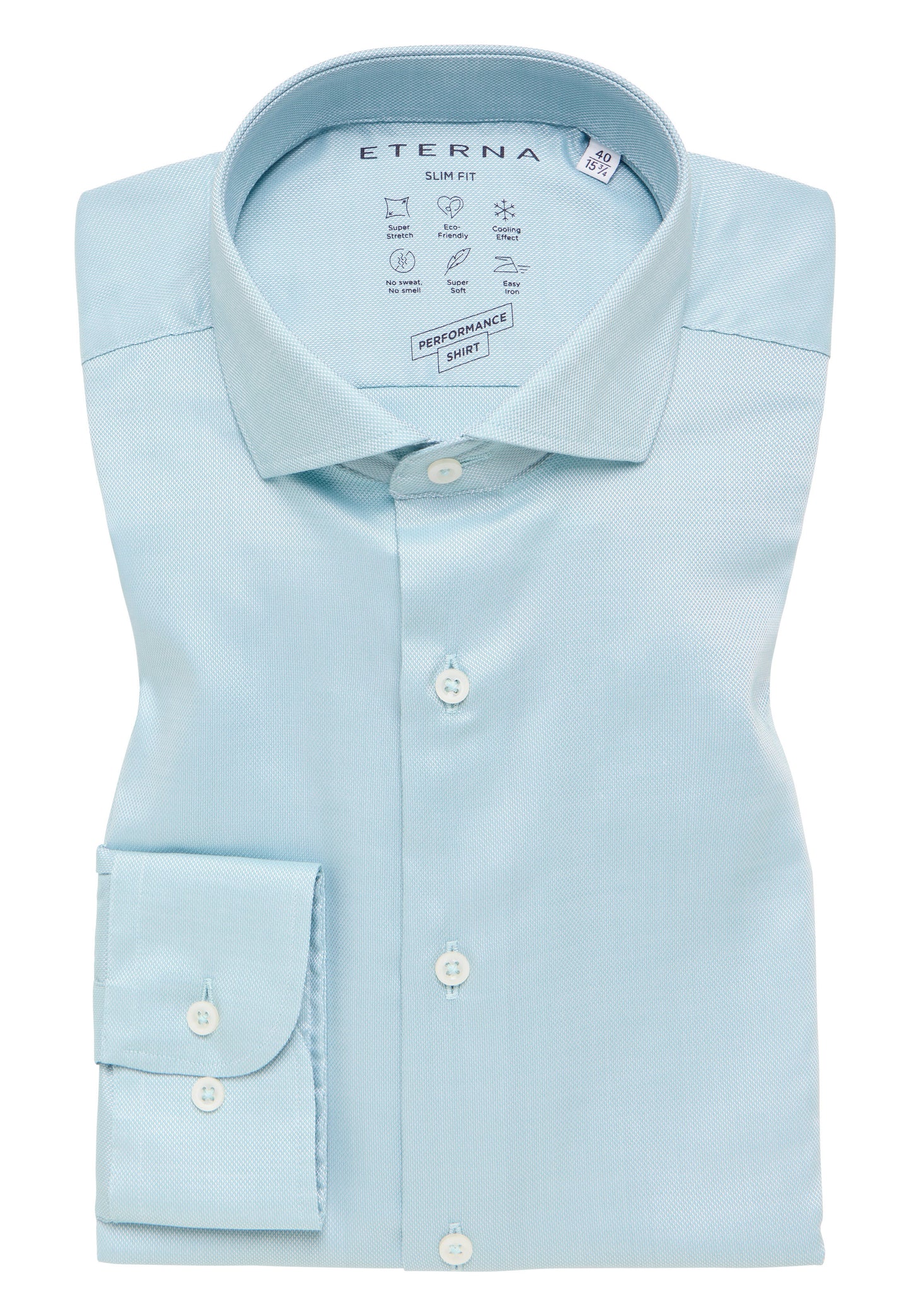 Performance Shirt Natté-Stretch Langarm