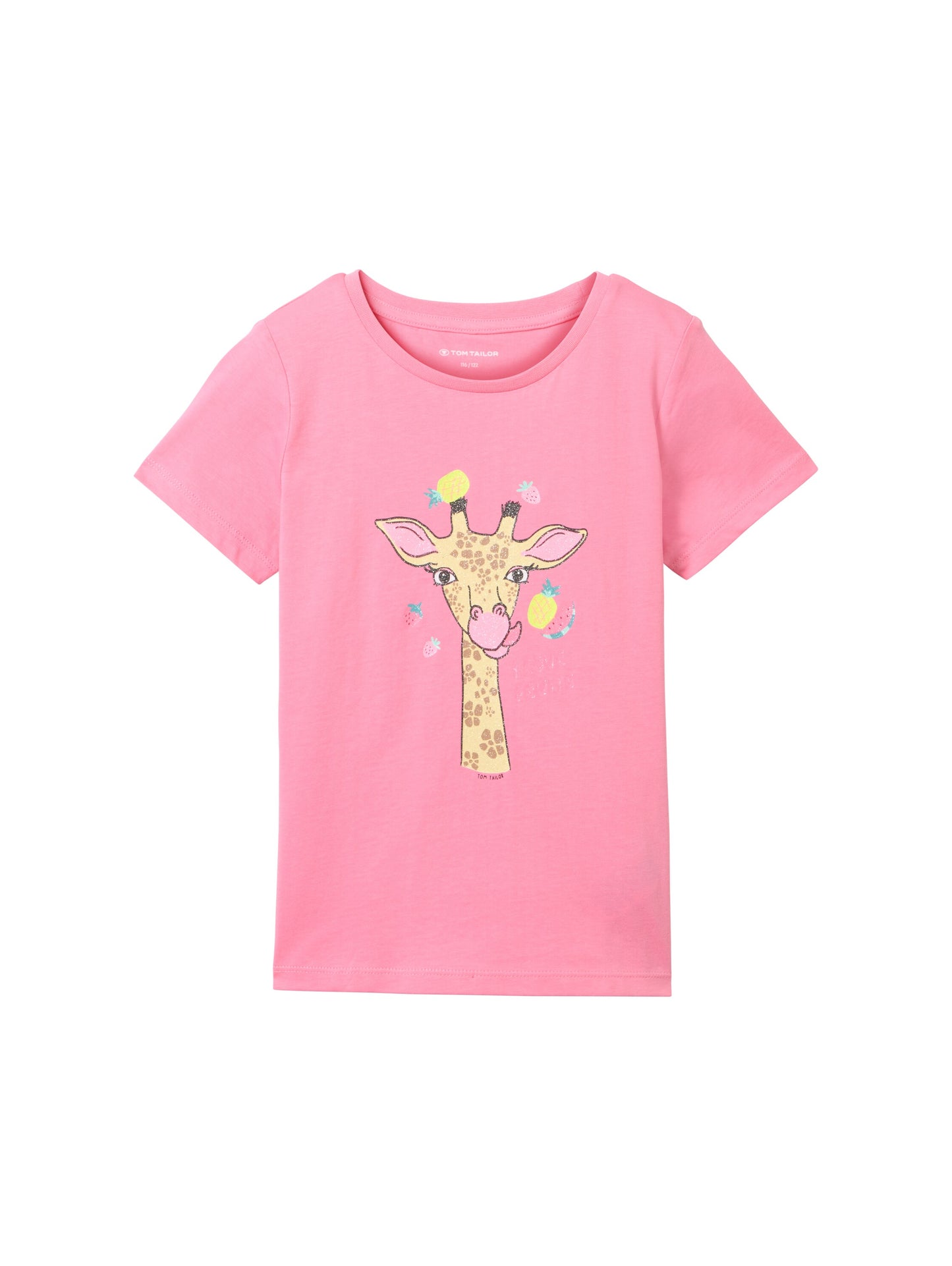 T-Shirt mit Glitzer-Print