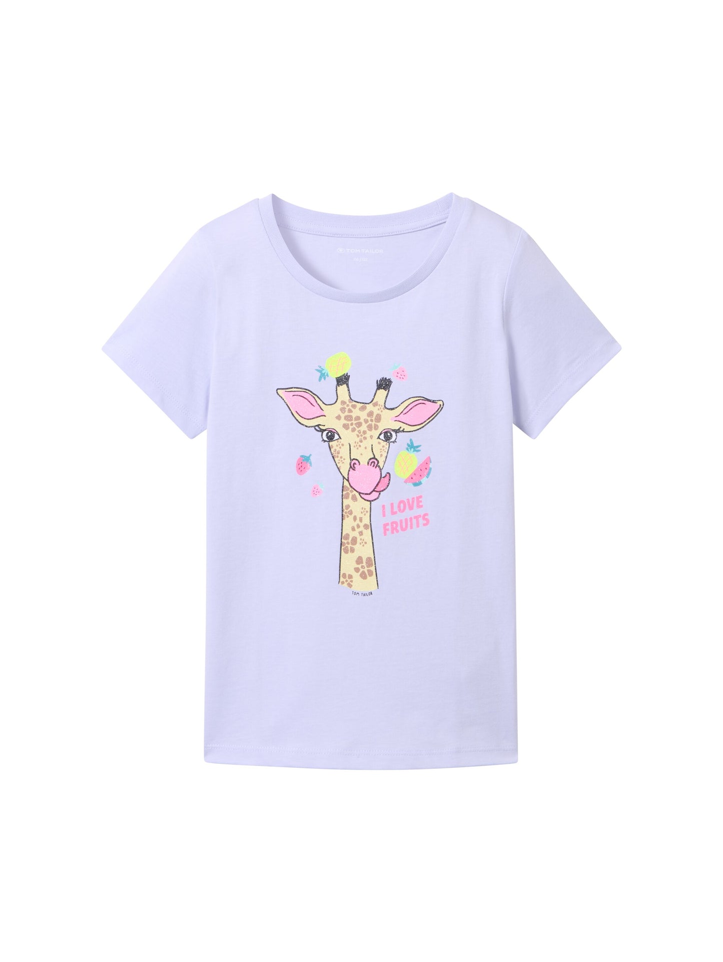 T-Shirt mit Glitzer-Print