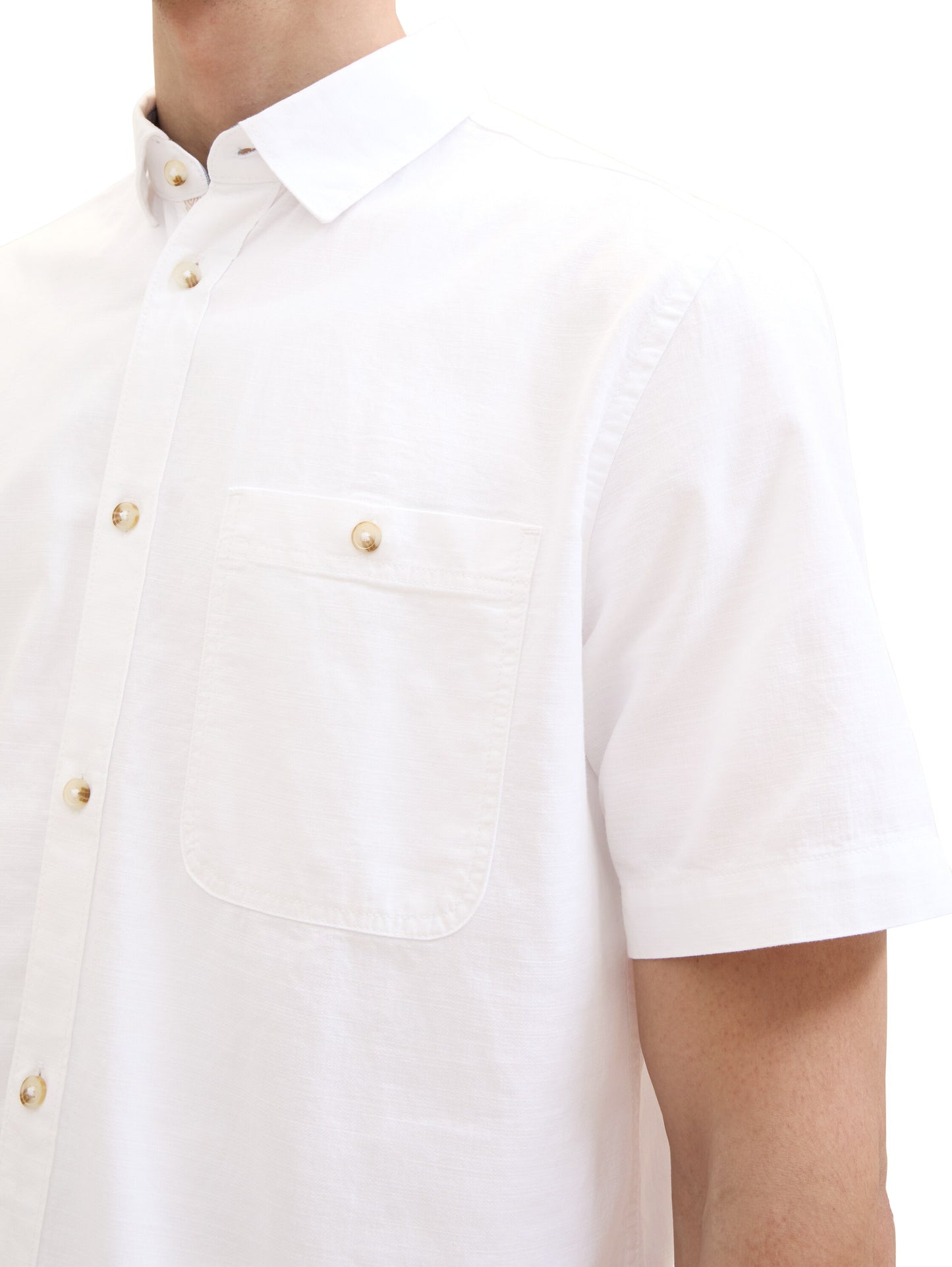 structured slubyarn shirt