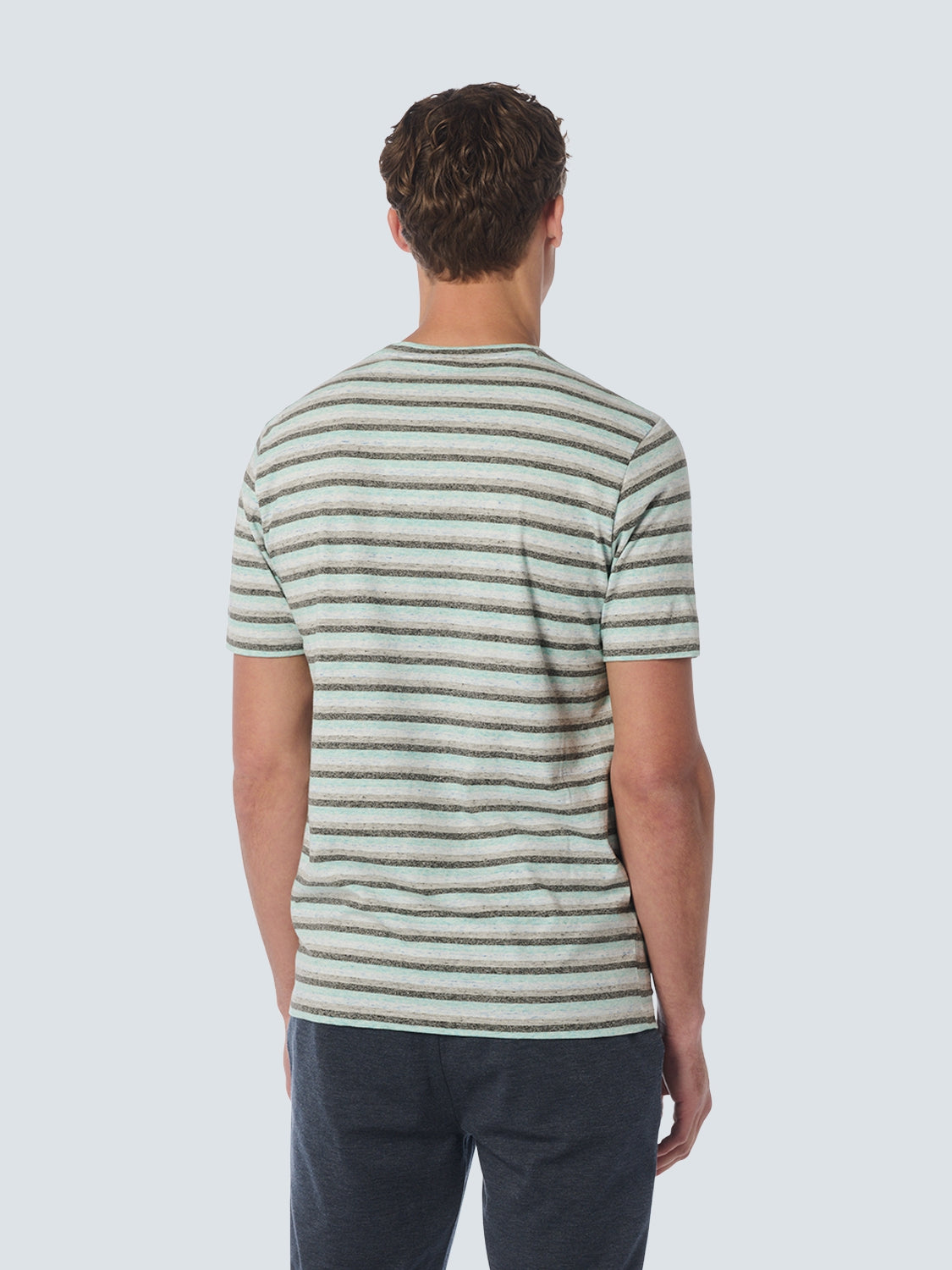 T-Shirt Crewneck Melange Stripes