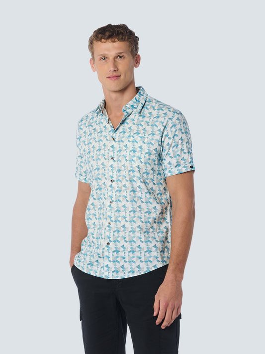 Shirt Short Sleeve Allover Printed