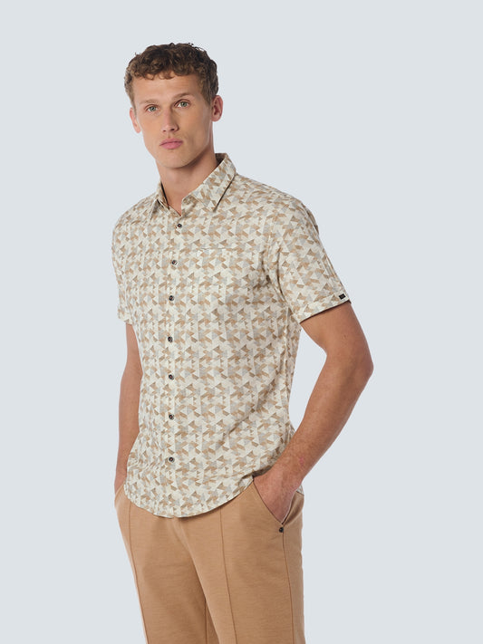 Shirt Short Sleeve Allover Printed