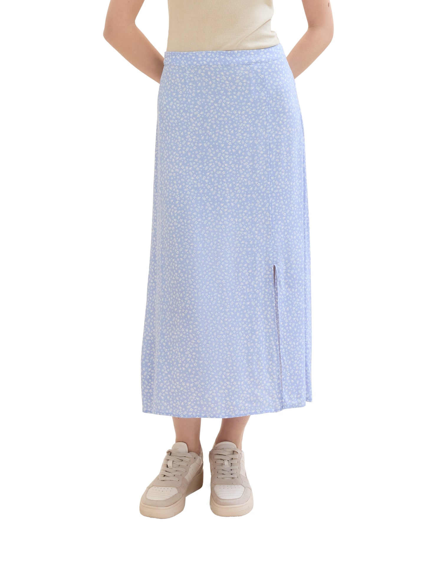 midi printed skirt