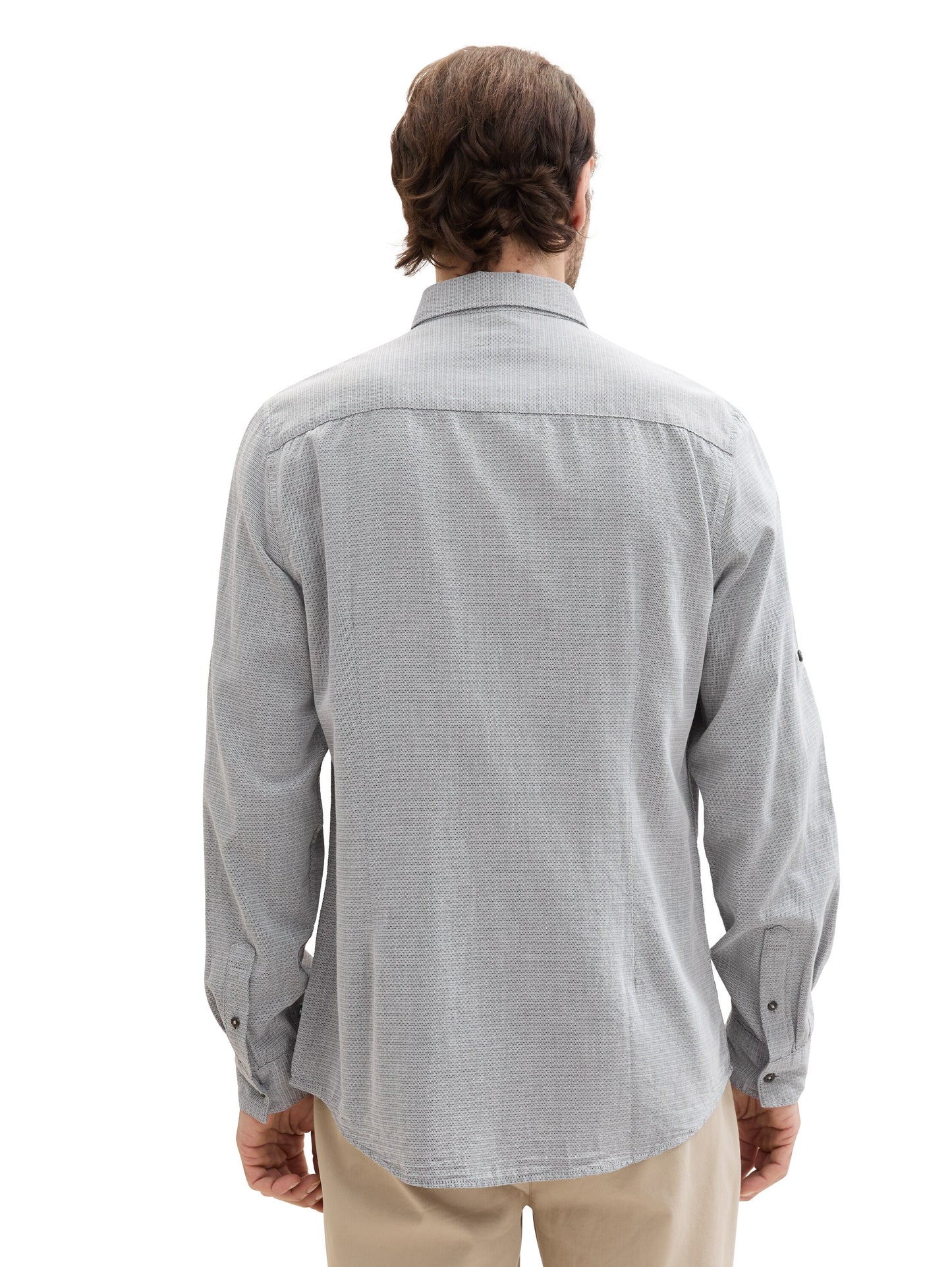 fitted structured shirt