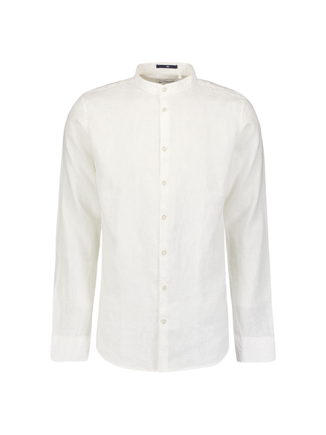 Shirt Granddad Linen Solid