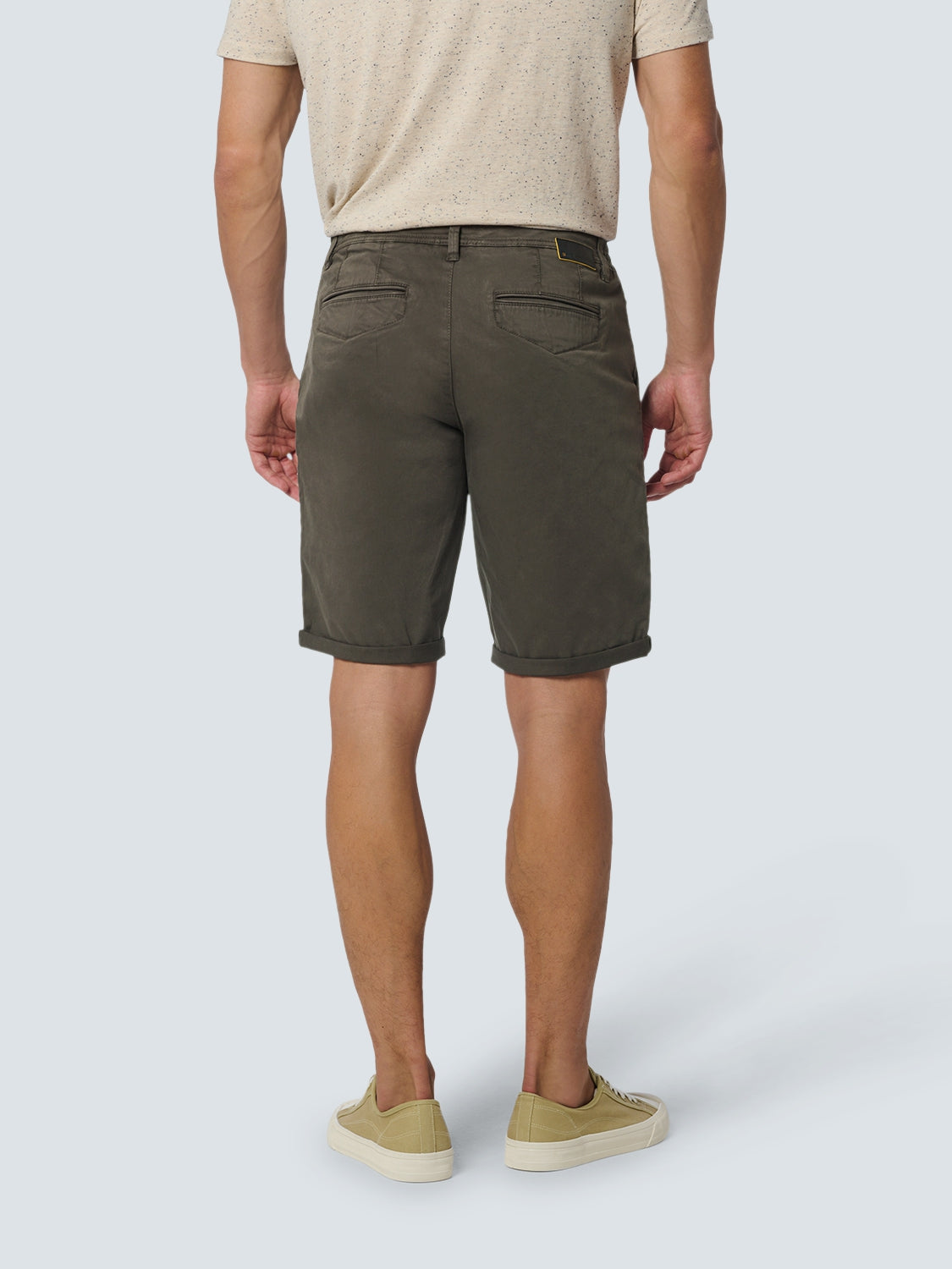 Short Chino Garment Dyed Twill Stretch