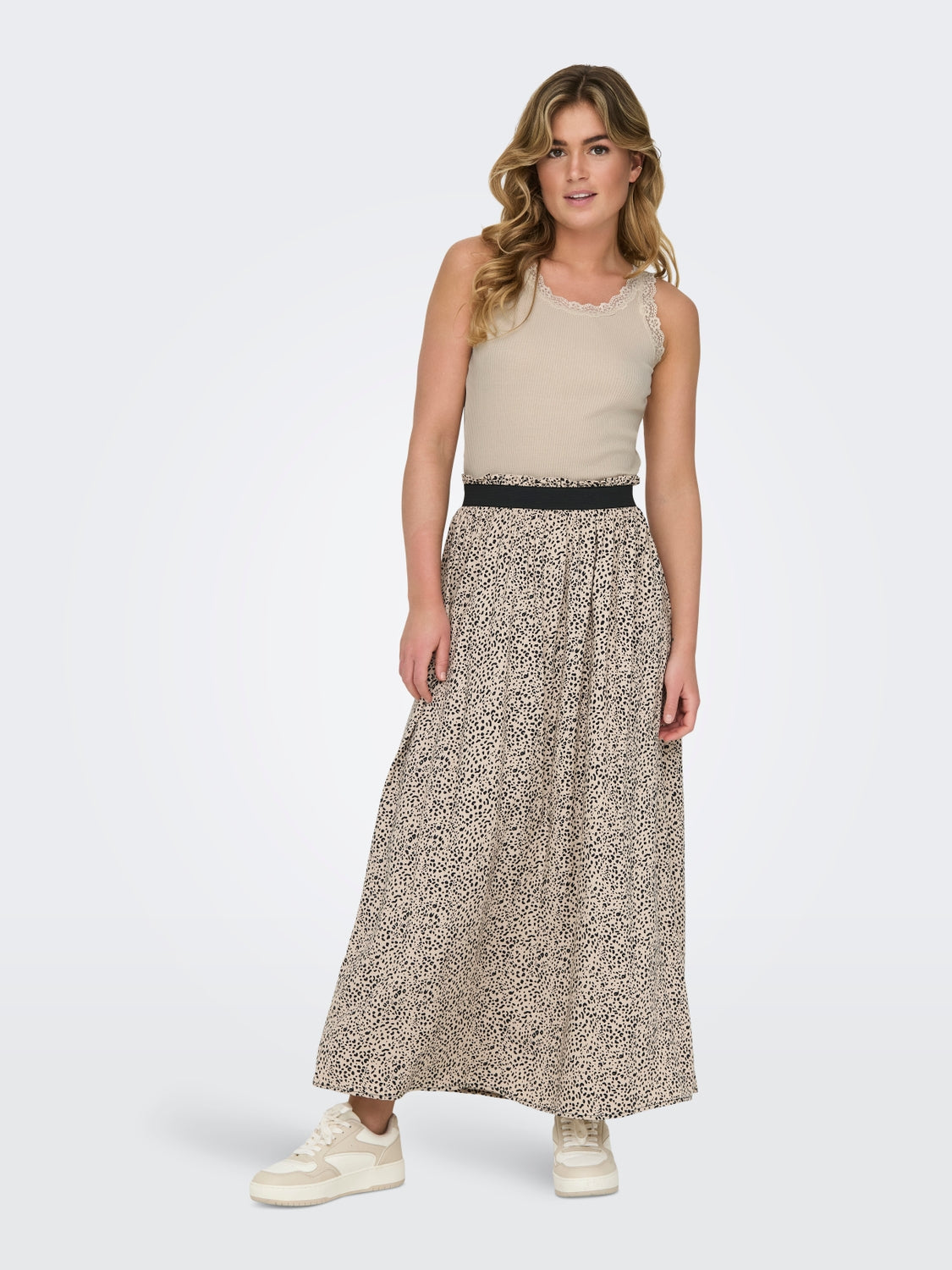 ONLVENEDIG AOP LIFE LONG SKIRT WVN NOOS