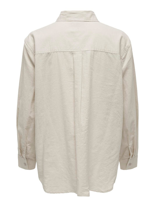 ONLTOKYO L/S LINEN BLEND SHIRT PNT NOOS