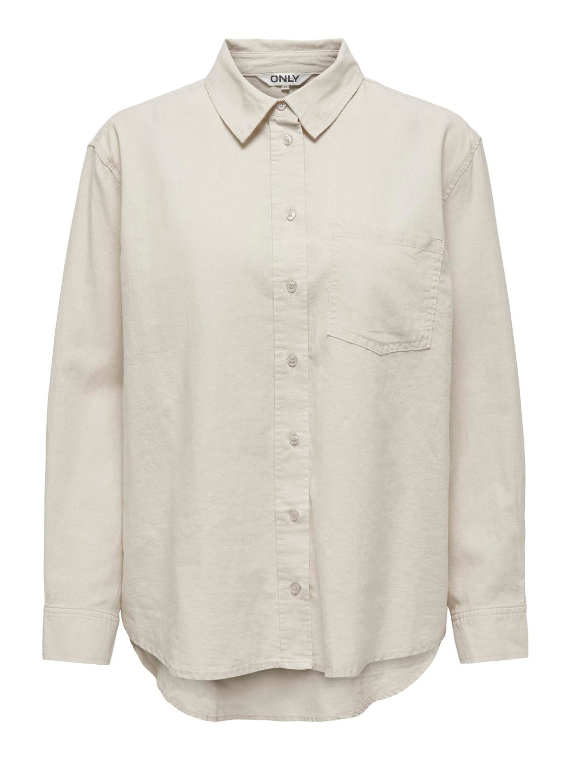 ONLTOKYO L/S LINEN BLEND SHIRT PNT NOOS