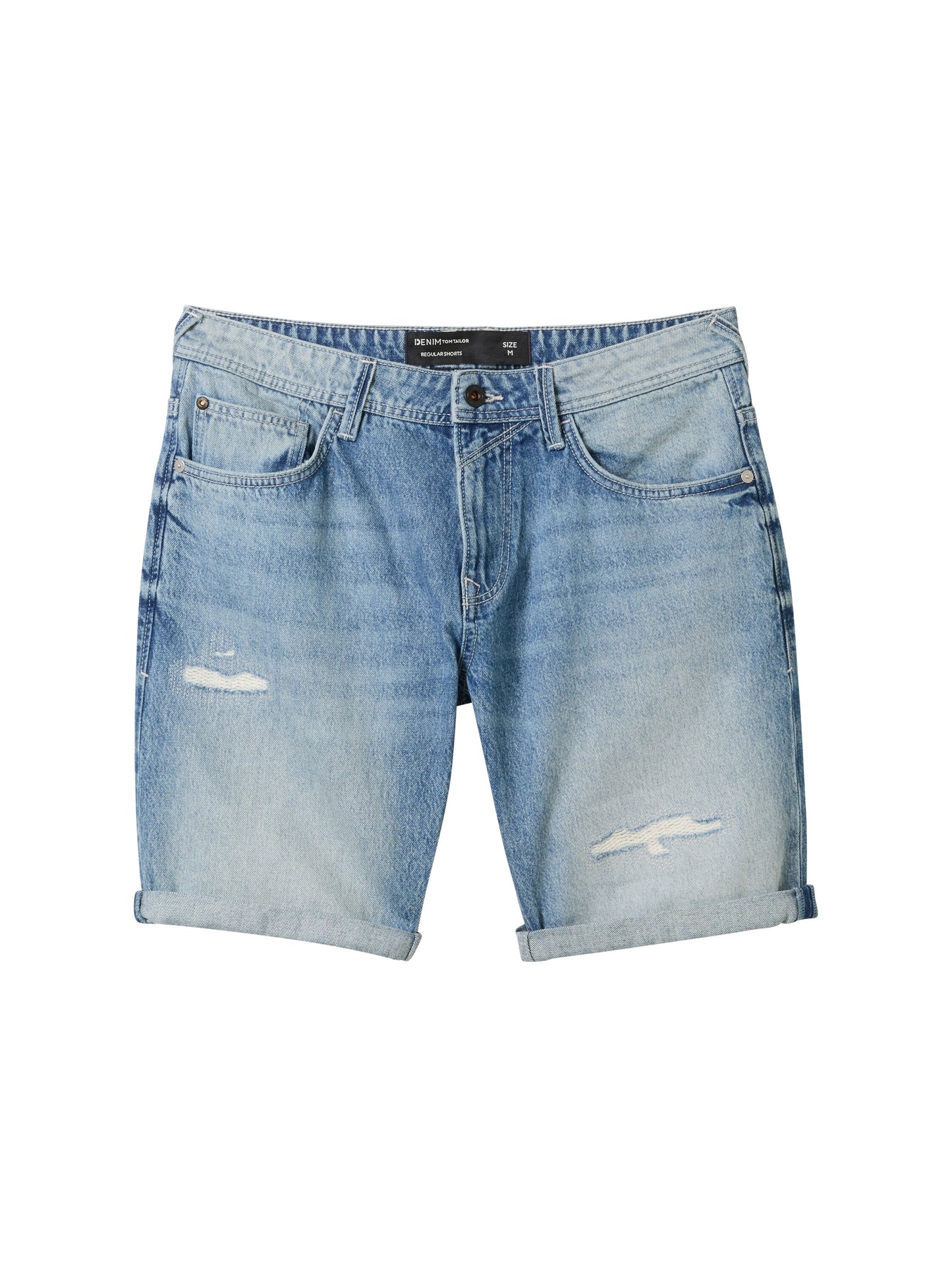 Regular Shorts mit recycelter Baumwolle