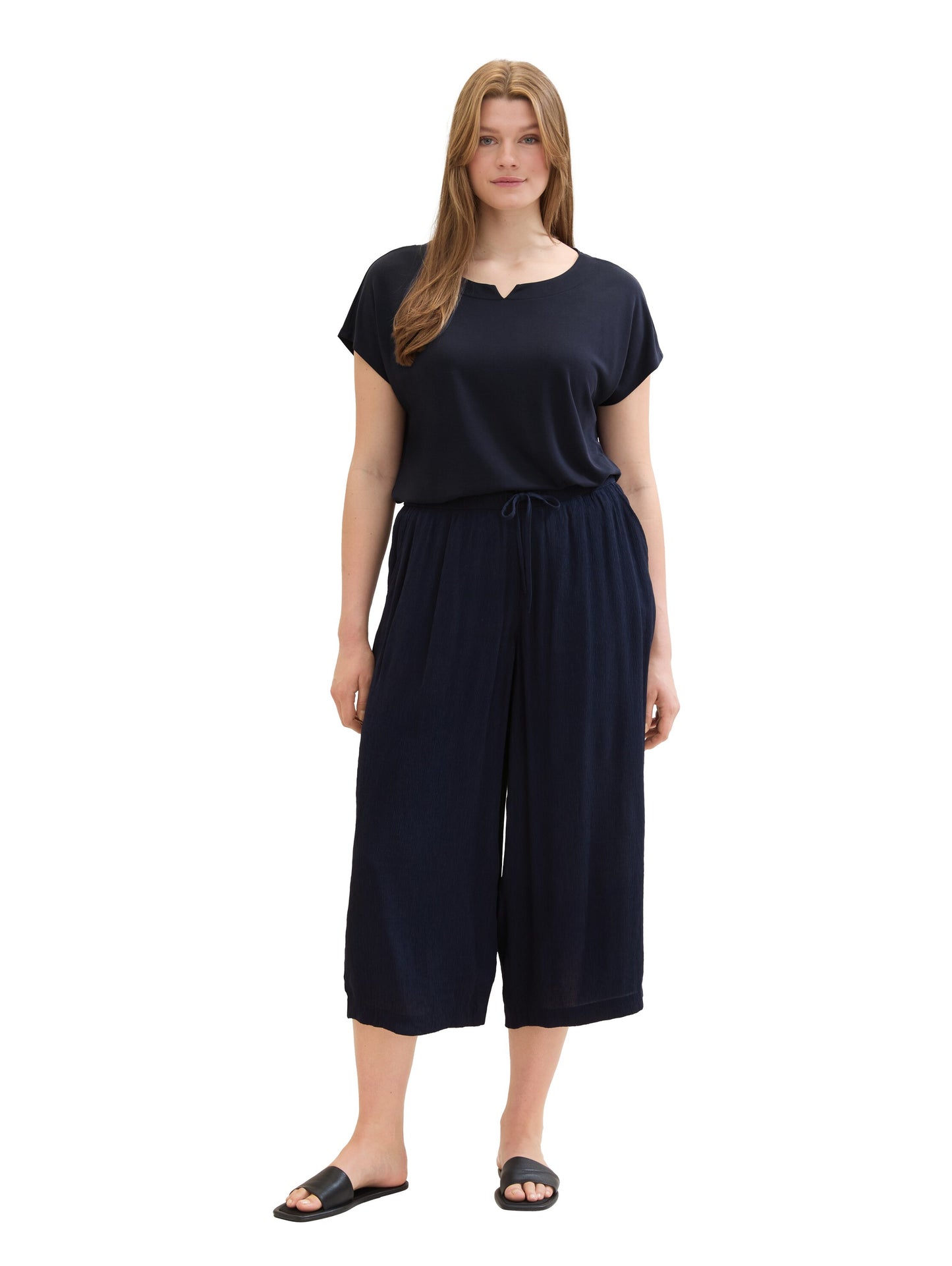 culotte crinkle pants