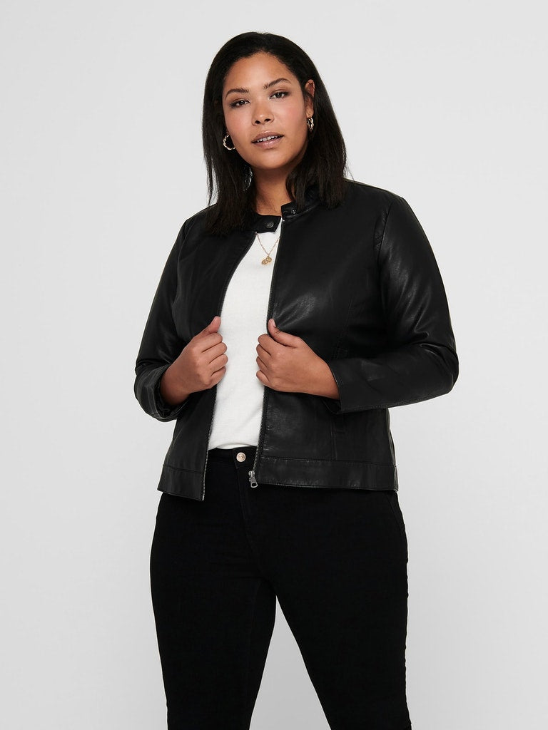 CARROBBER FAUX LEATHER JACKET NOOS