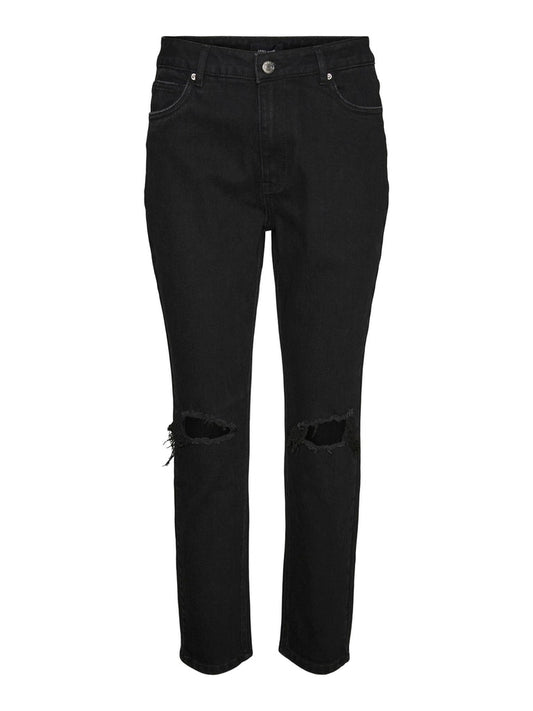 VMBRENDA HR STR ANKLE DESTROY J GU1, Black Denim