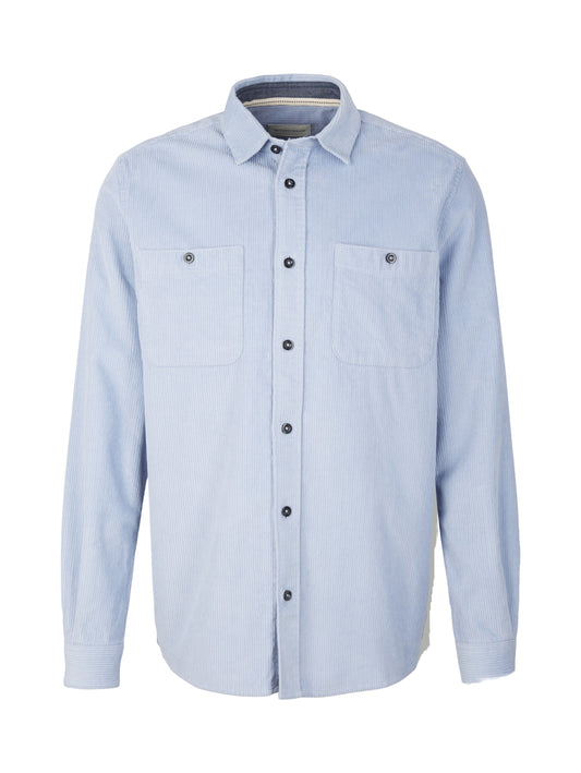 comfort corduroy shirt, Light Fern Blue