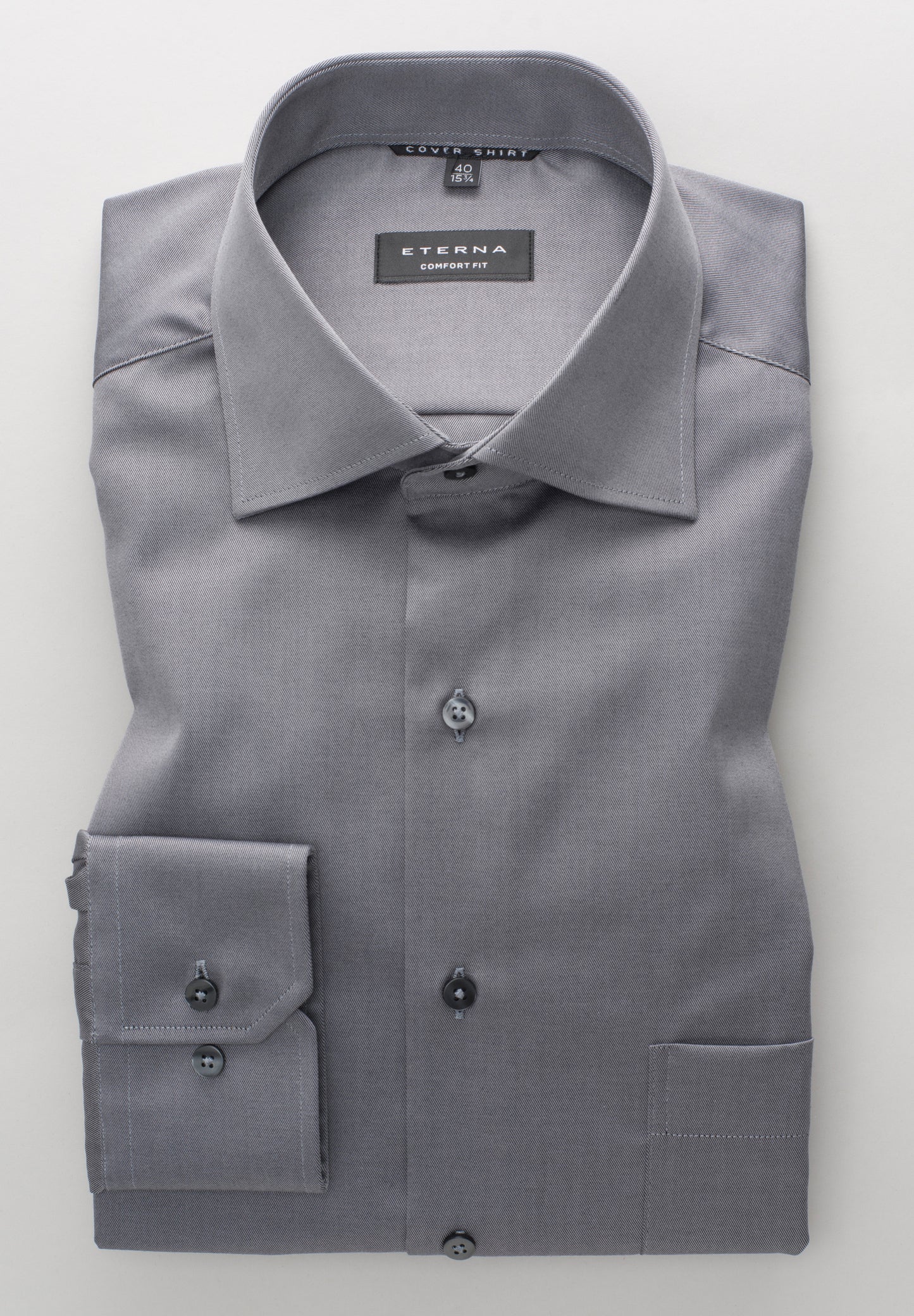 ETERNA LANGARM HEMD COMFORT FIT COVER SHIRT TWILL