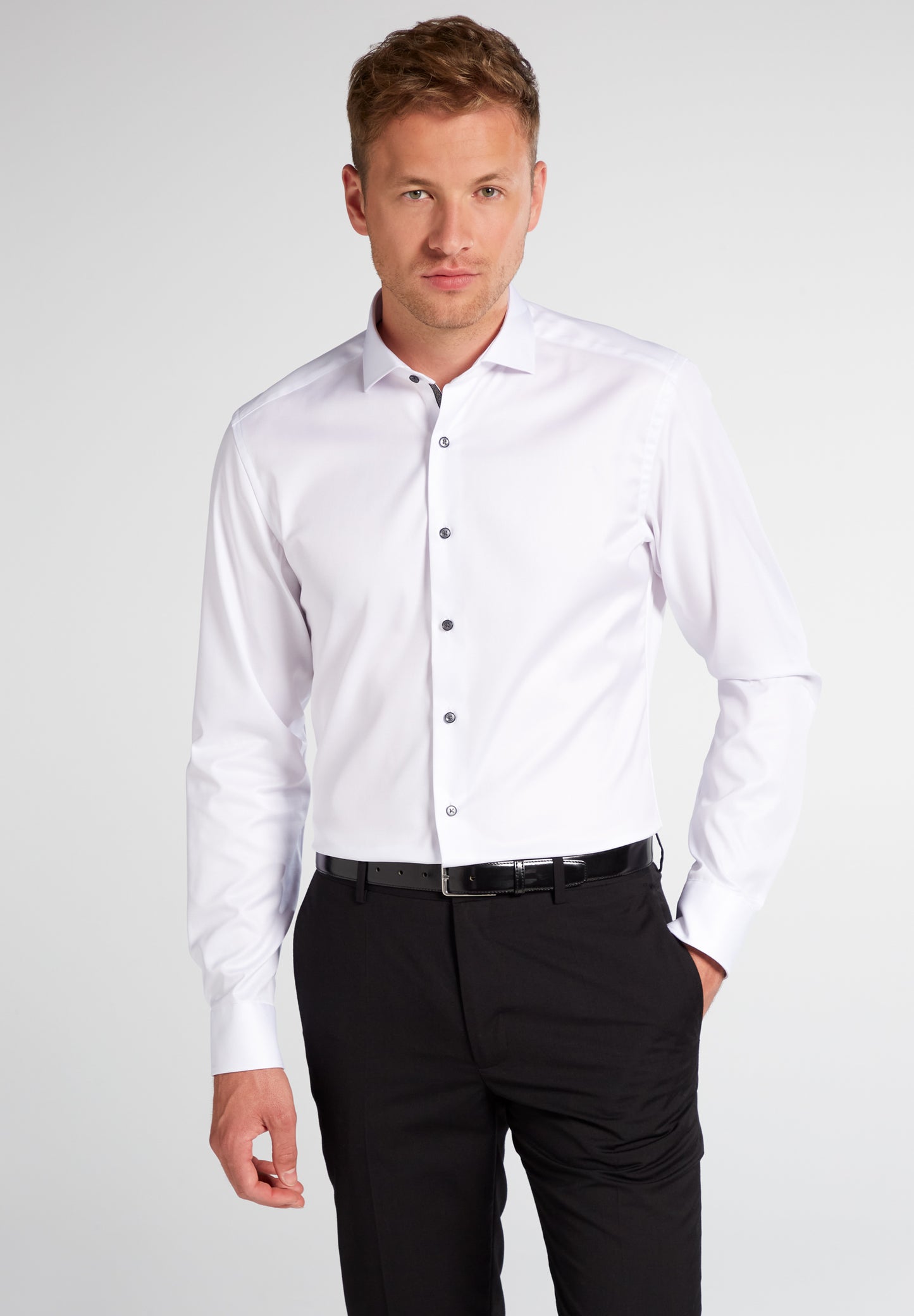 ETERNA LANGARM HEMD SLIM FIT COVER SHIRT TWILL