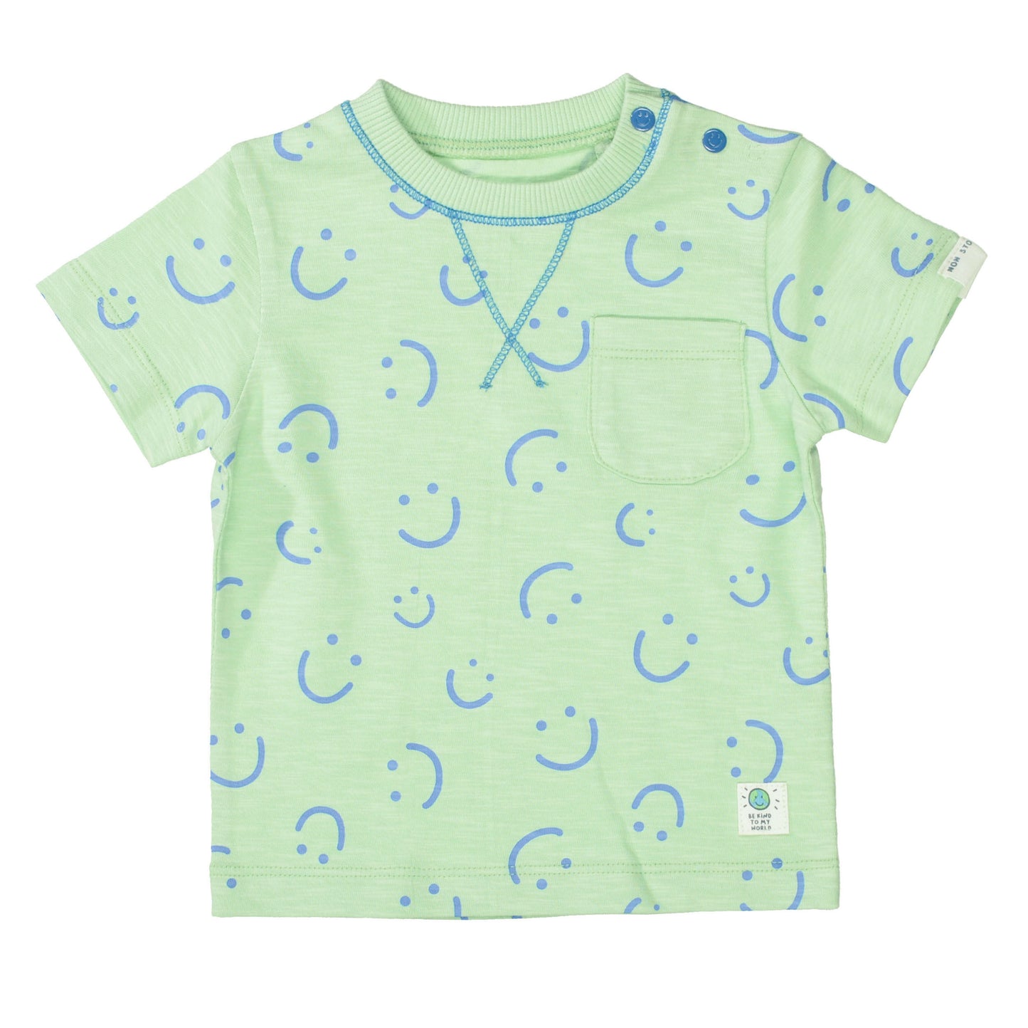 T-Shirt mit Smiley-Prints