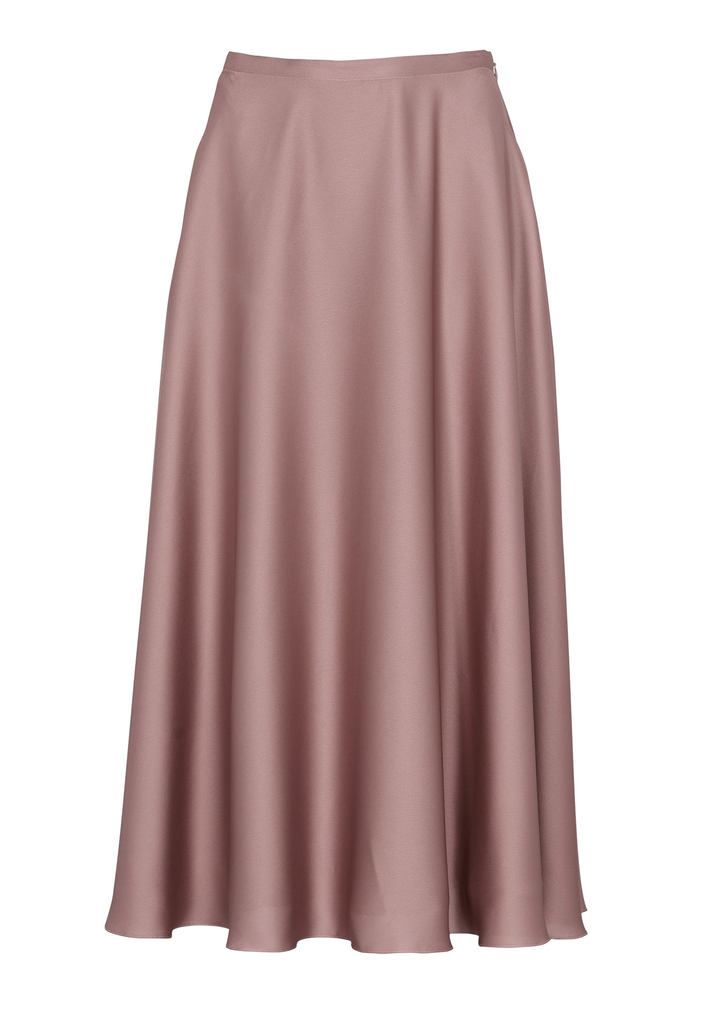 Rock aus nachhaltigem Satin Chiffon