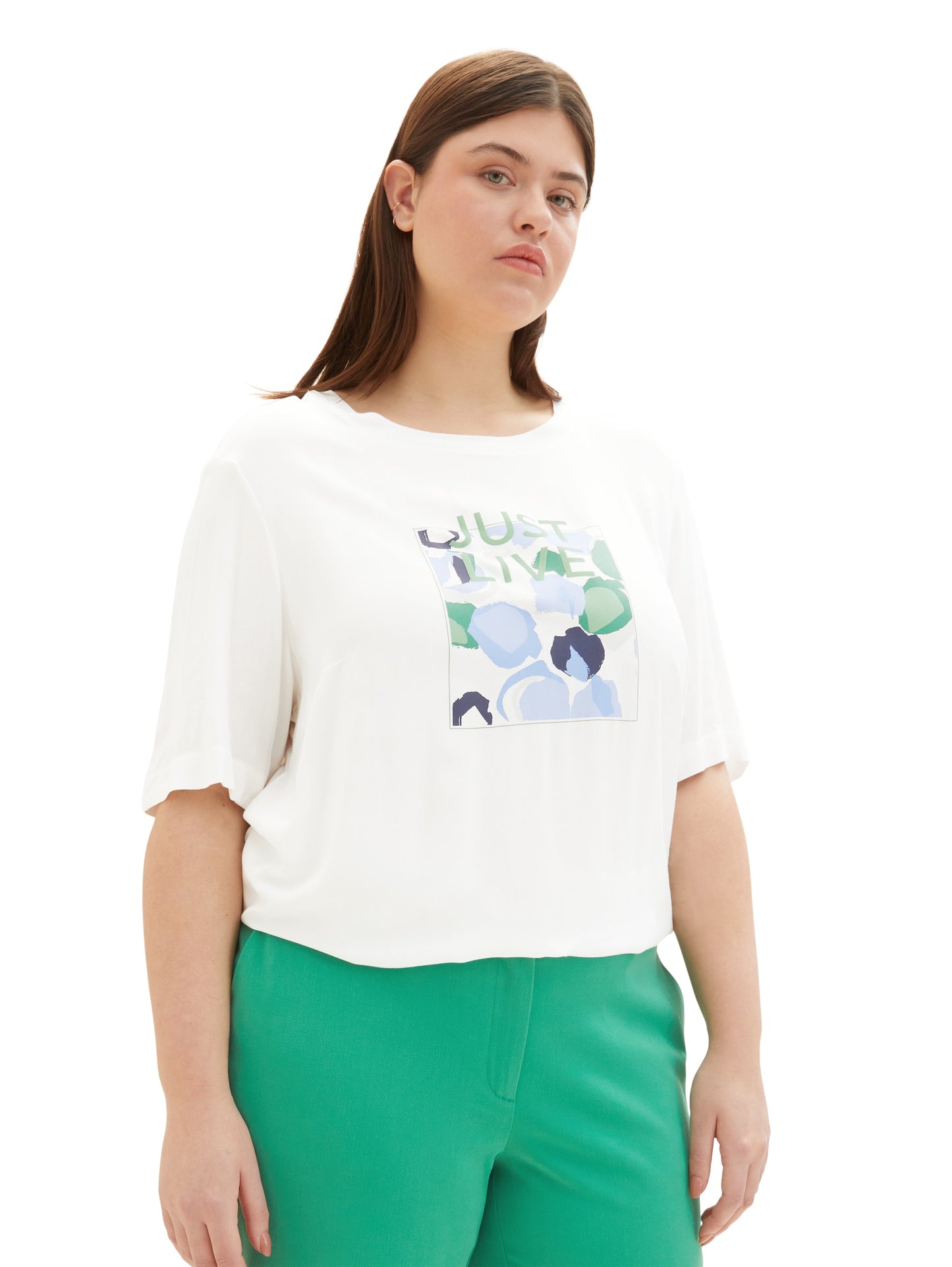 Plus - T-Shirt mit Print