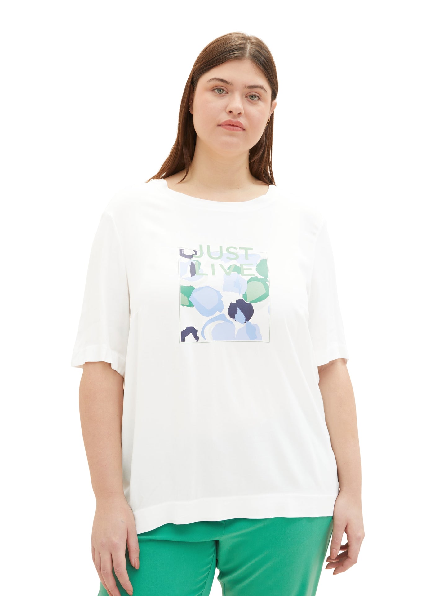 Plus - T-Shirt mit Print