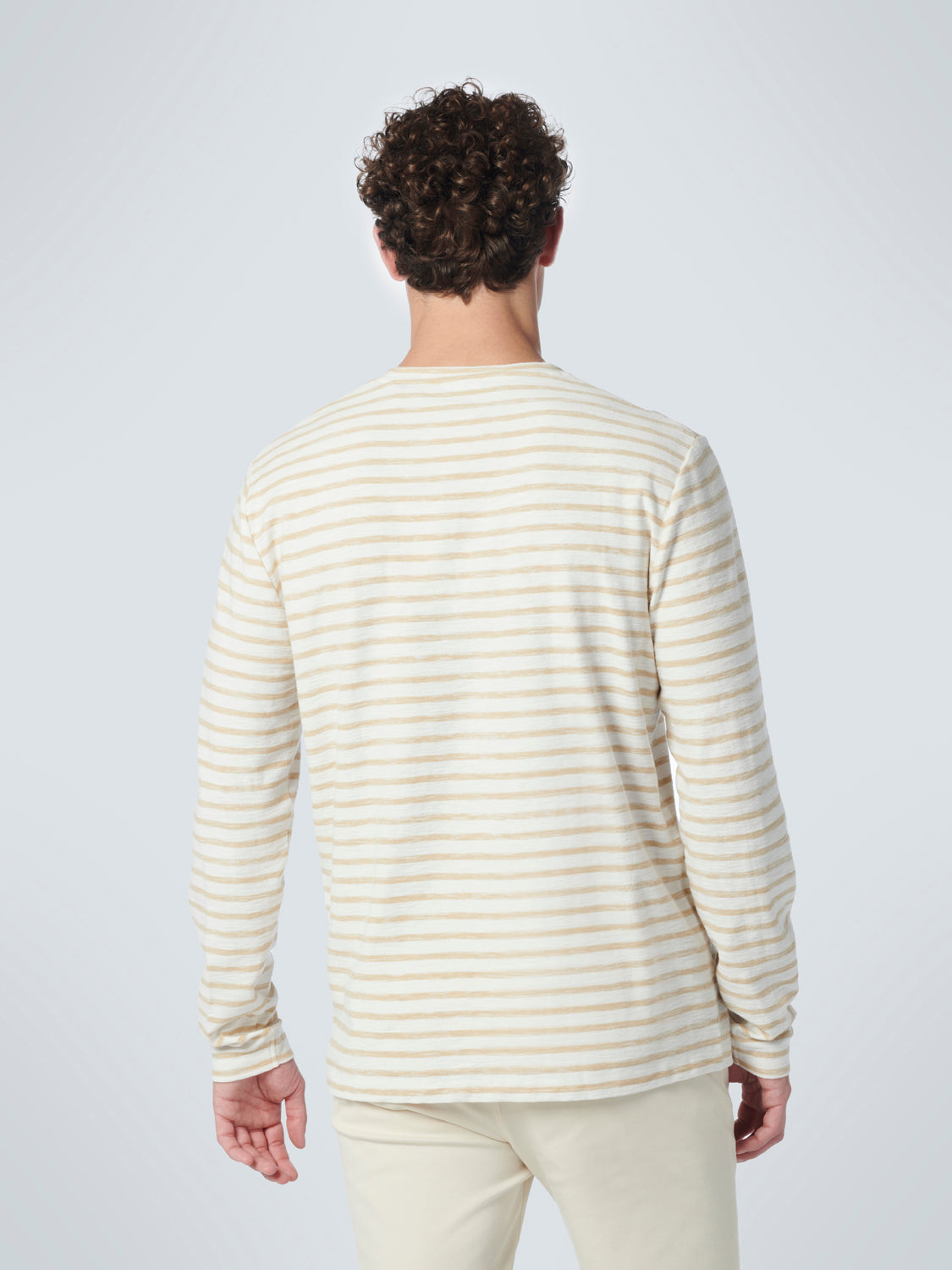 T-Shirt Long Sleeve Crewneck Stripes Responsible Choice