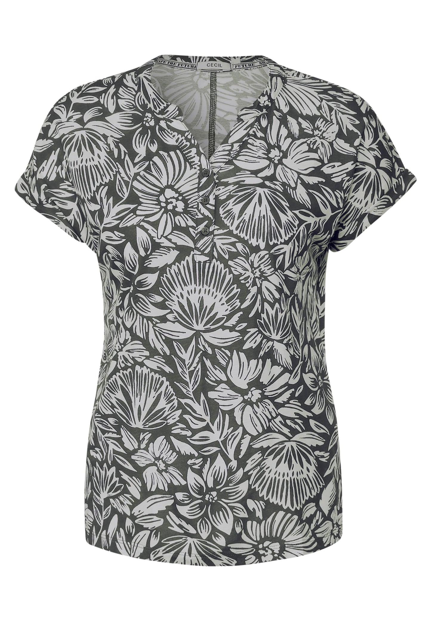 T-Shirt mit Blumenmuster