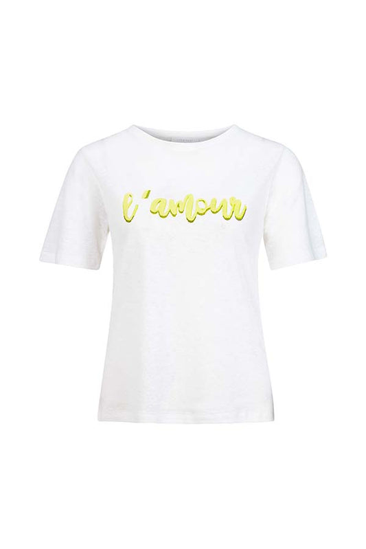 Linen T-Shirt l'amour
