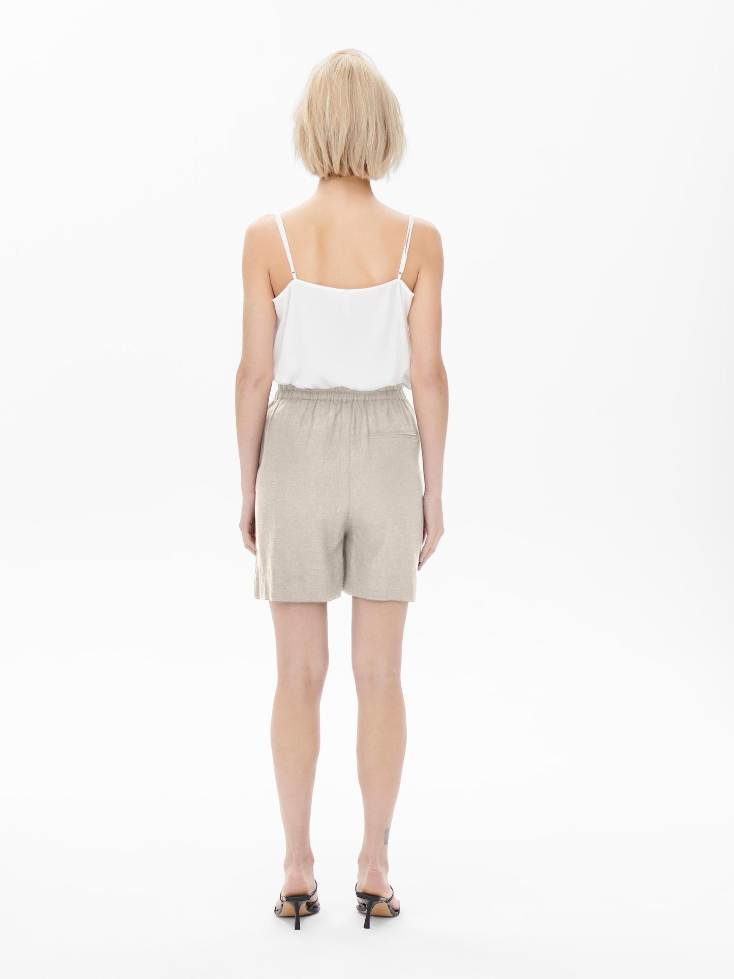 ONLTOKYO HW LINEN BLEND SHORTS PNT NOOS