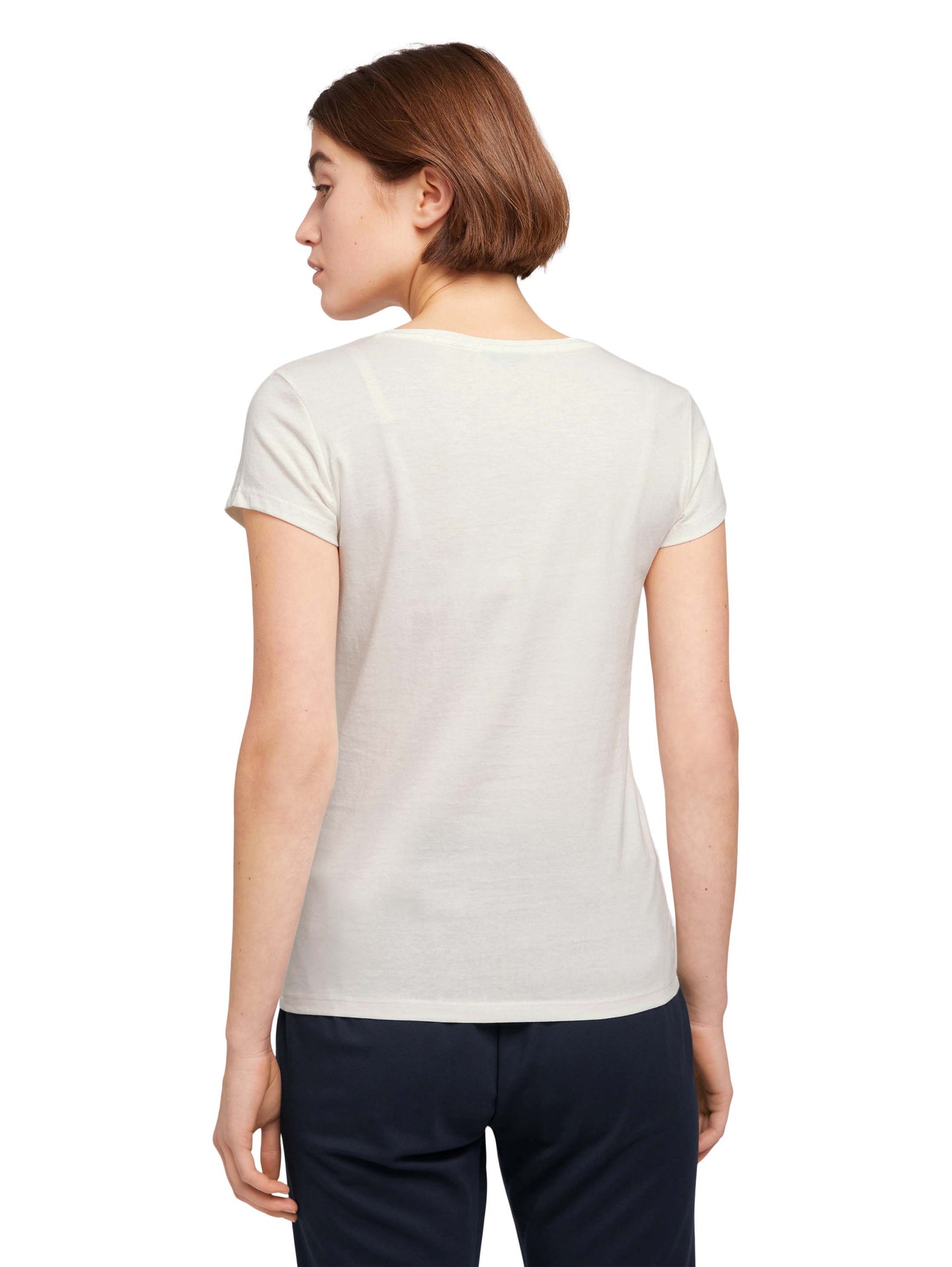 Slim Fit T- Shirt mit Logo Print