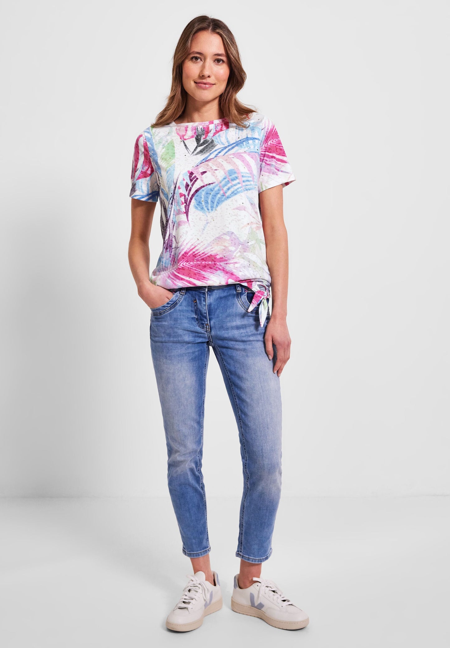 Burn Out Print Shirt