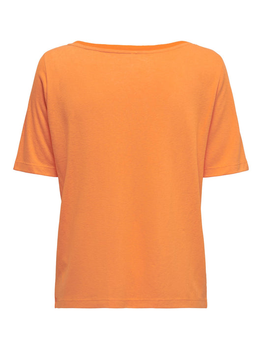 ONLELISE S/S V-NECK TOP JRS