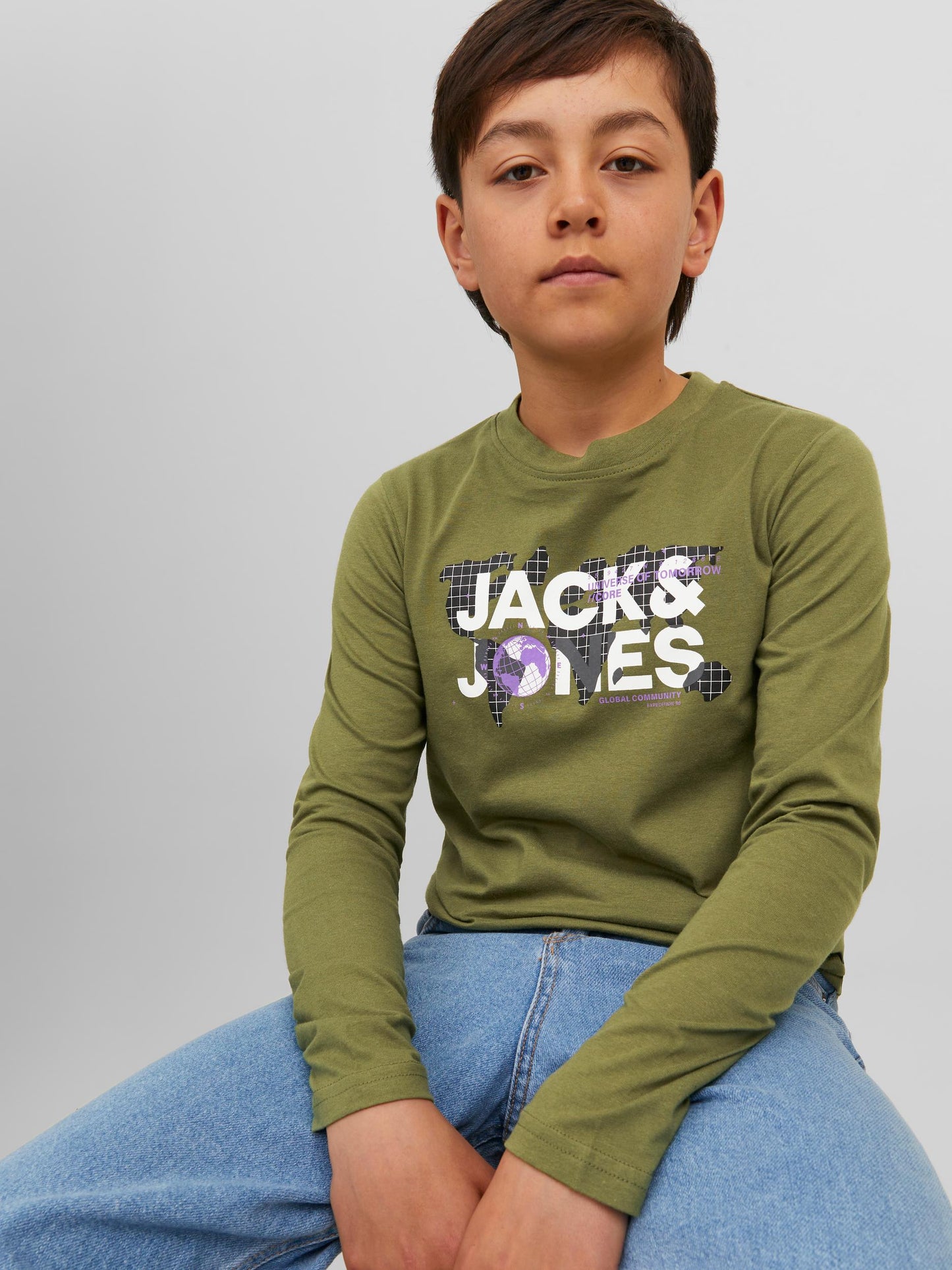 JCODUST TEE LS CREW NECK JNR