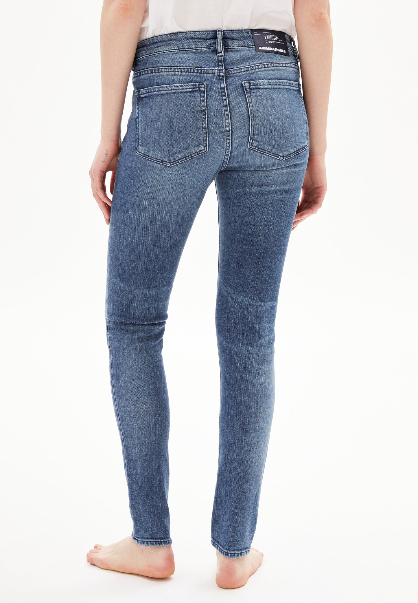 TILLAA Denims / 5 Pockets Skinny Solid, stone wash