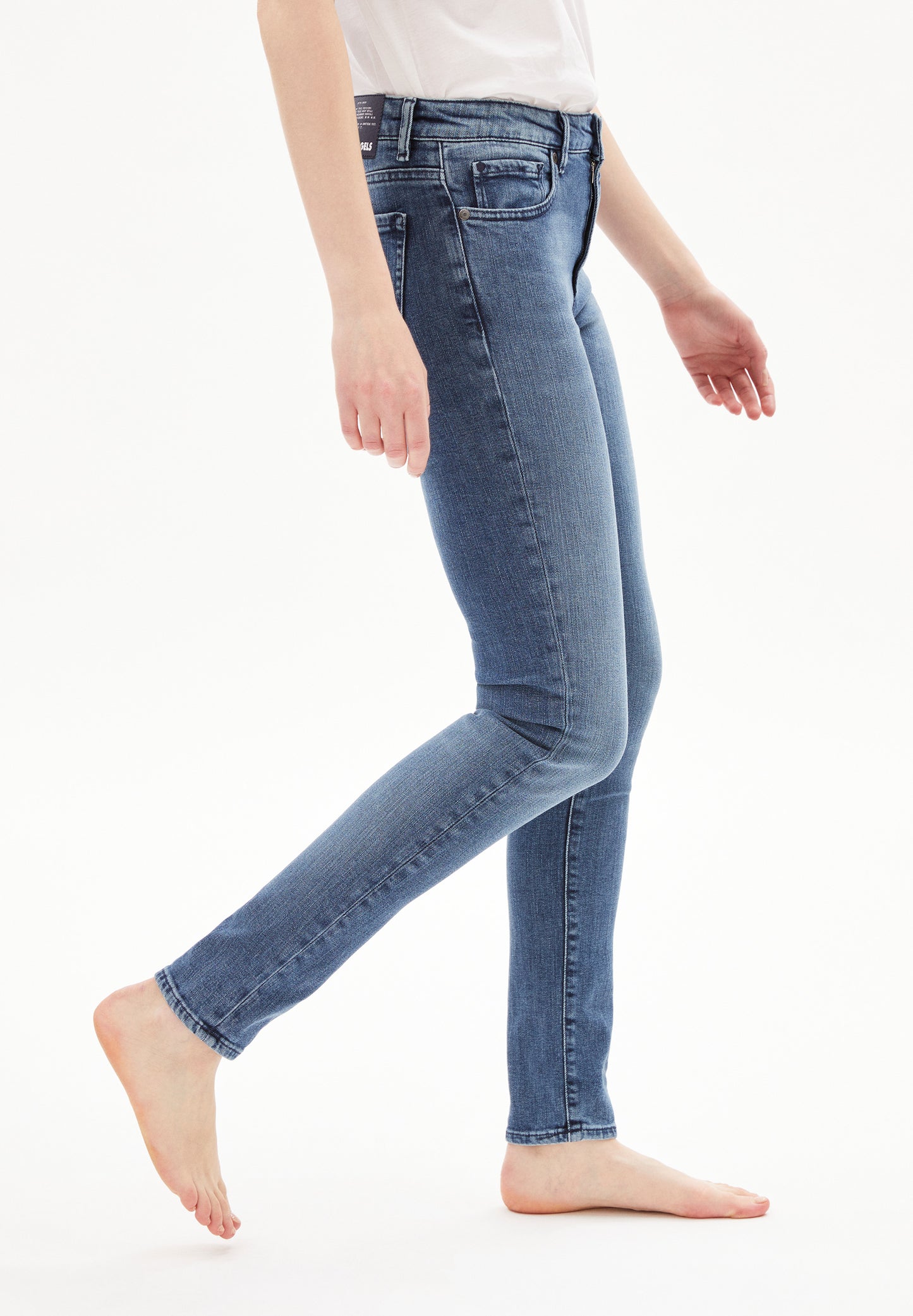 TILLAA Denims / 5 Pockets Skinny Solid, stone wash