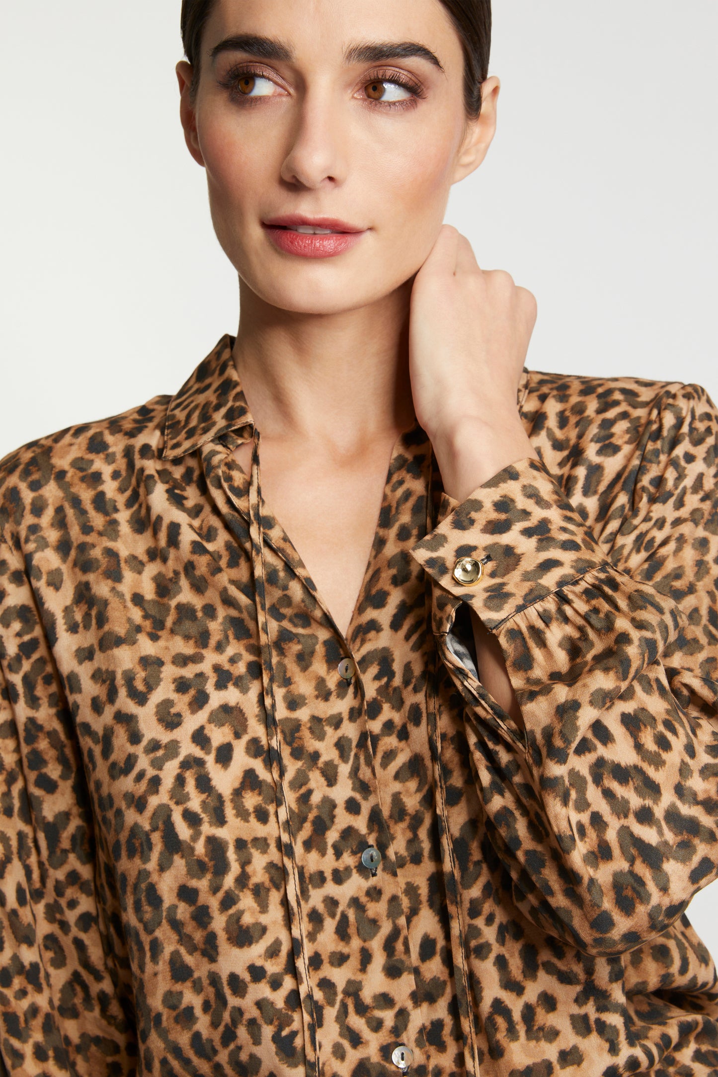 printed leo blouse Ecovero
