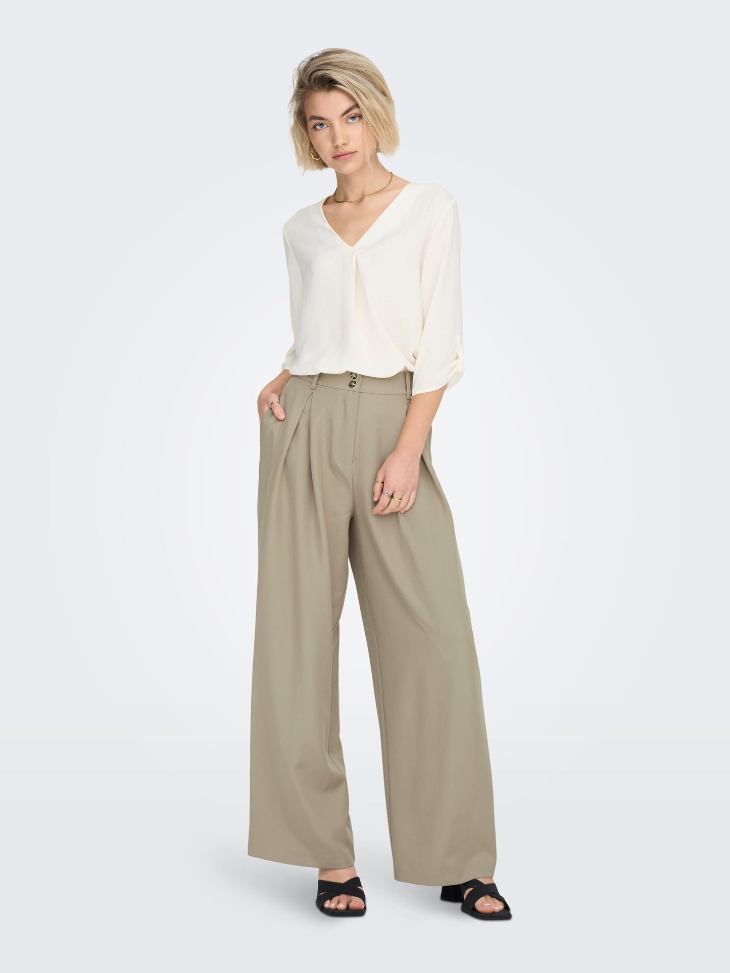 ONLTHEA LOOSE FIT PANT CC OTW