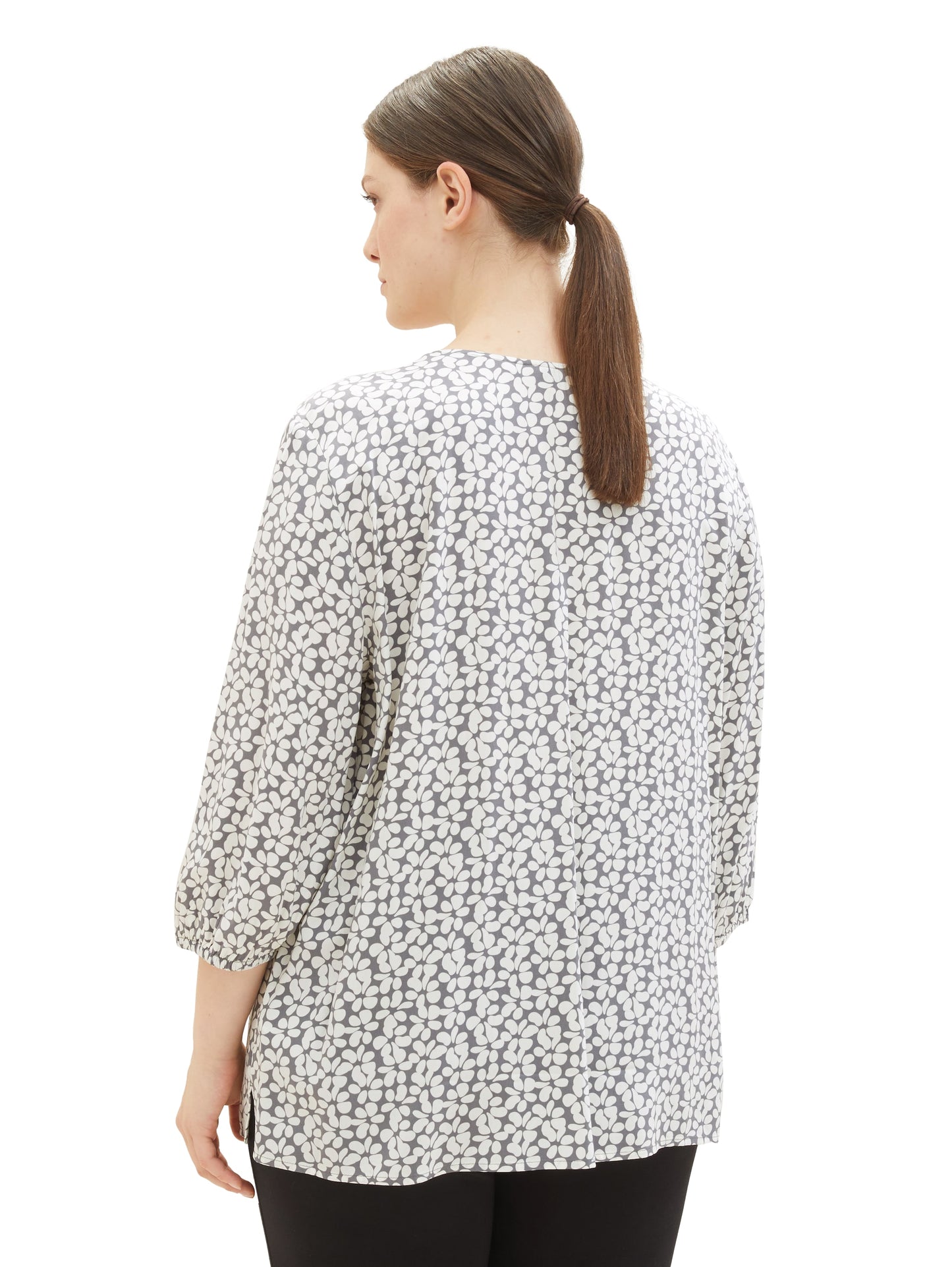 Bluse mit V-Ausschnitt