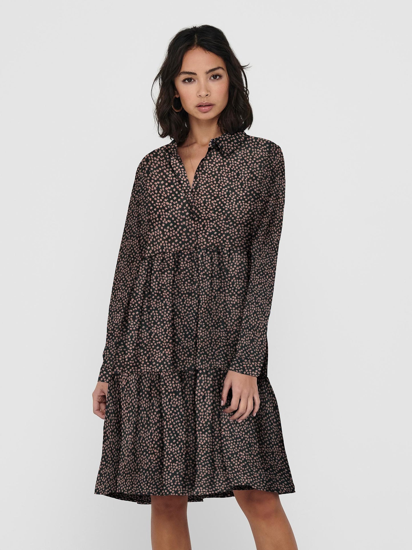 JDYPIPER L/S AOP SHIRT DRESS WVN NOOS