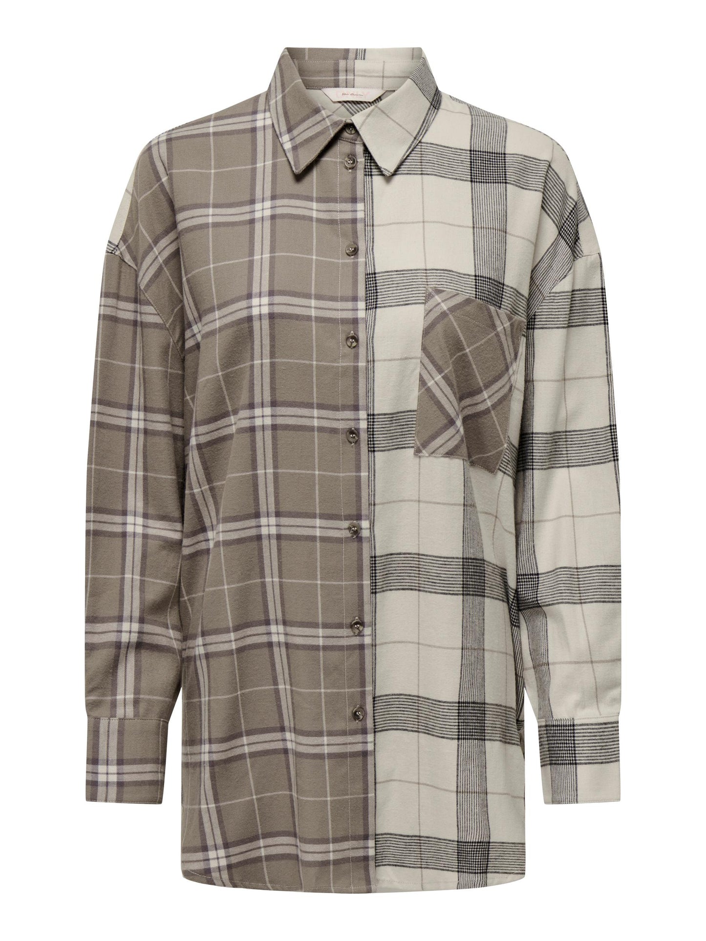 ONLSARITA LS OVERSIZE CHECK SHIRT WVN