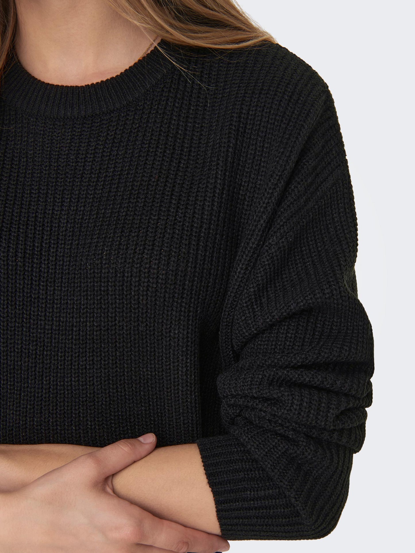 ONLMALAVI L/S CROPPED PULLOVER KNT NOOS