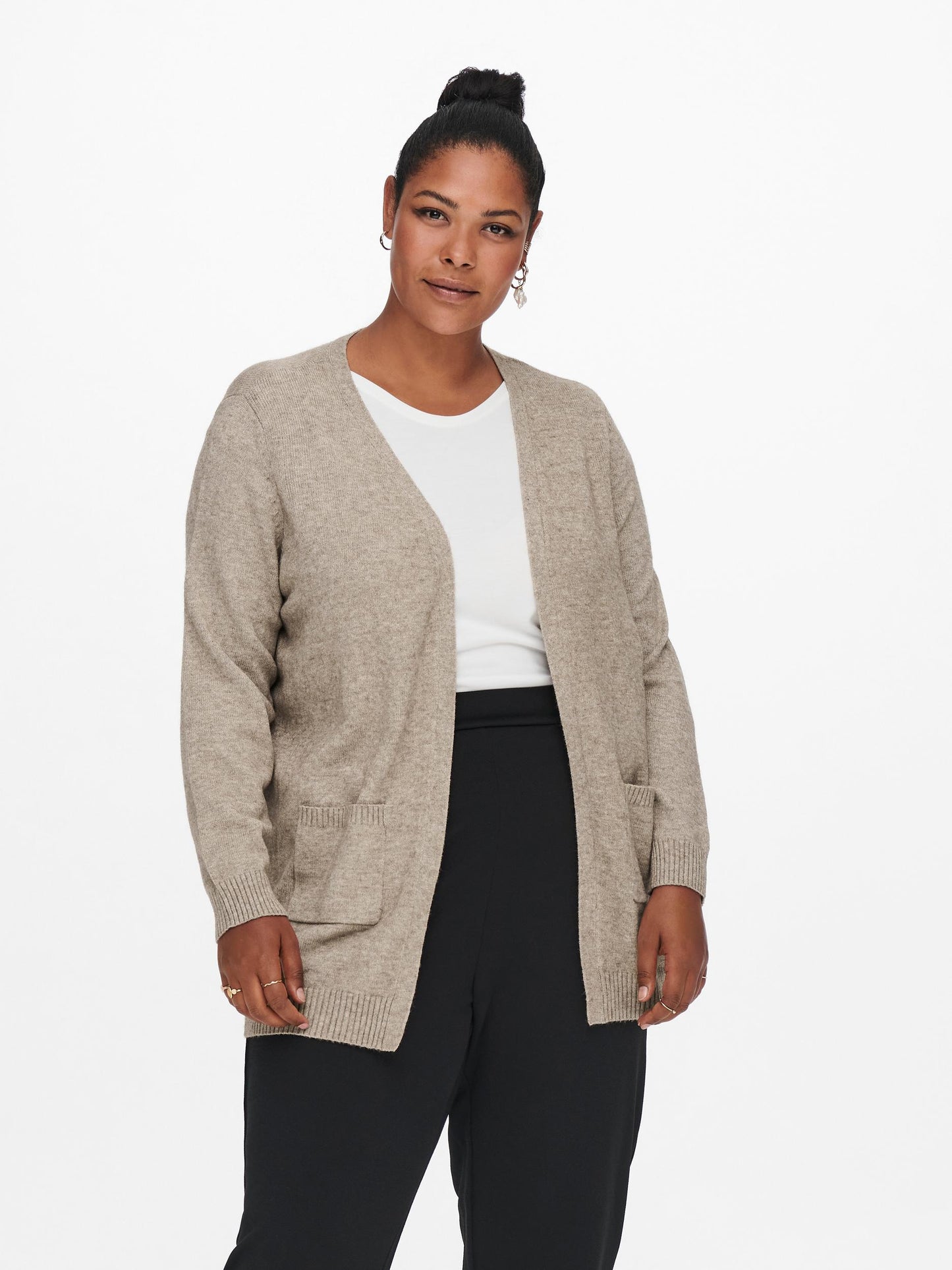 CARESLY L/S OPEN CARDIGAN KNT NOOS