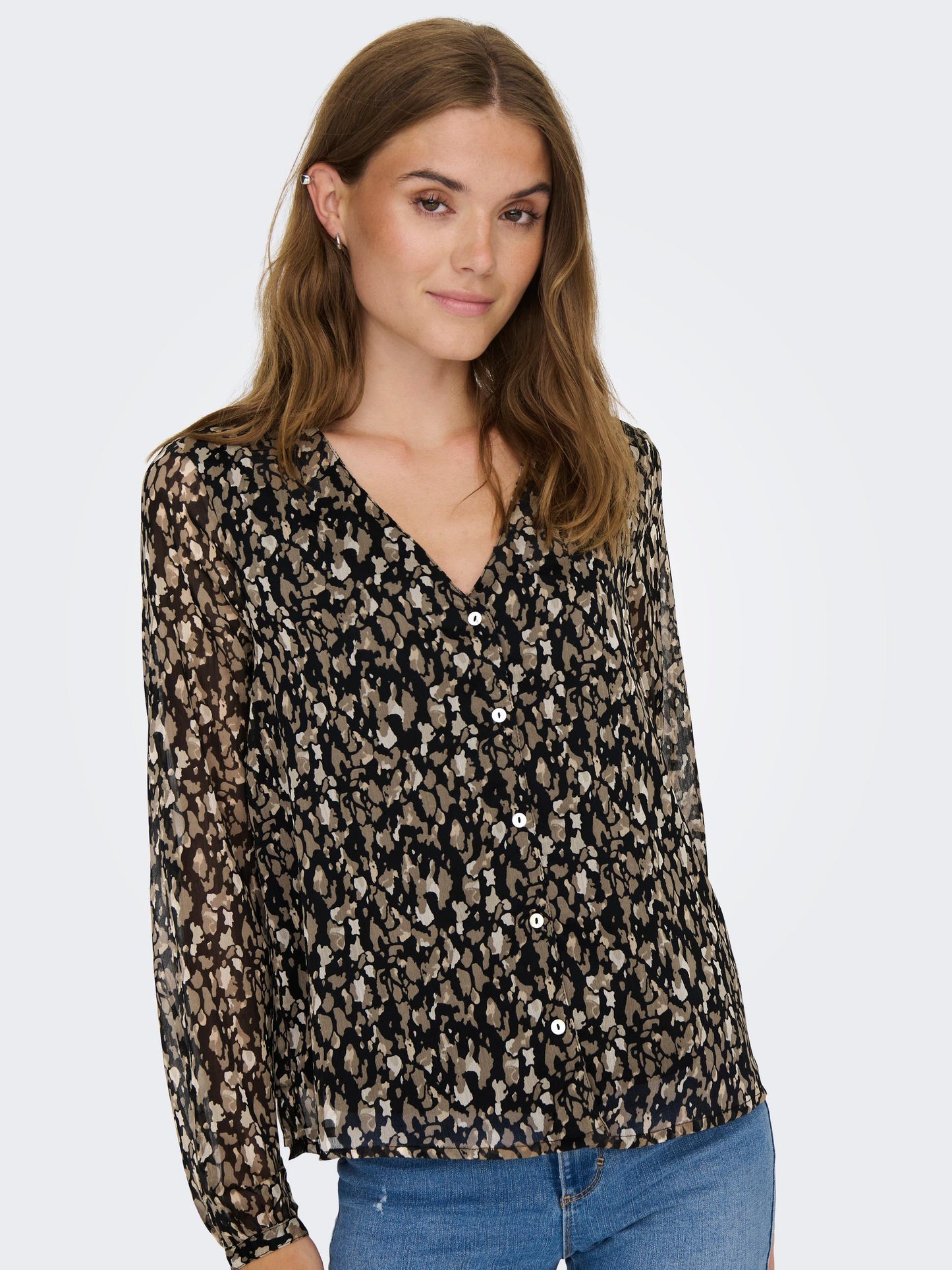 ONLLUNA L/S V-NECK TOP NOOS PTM