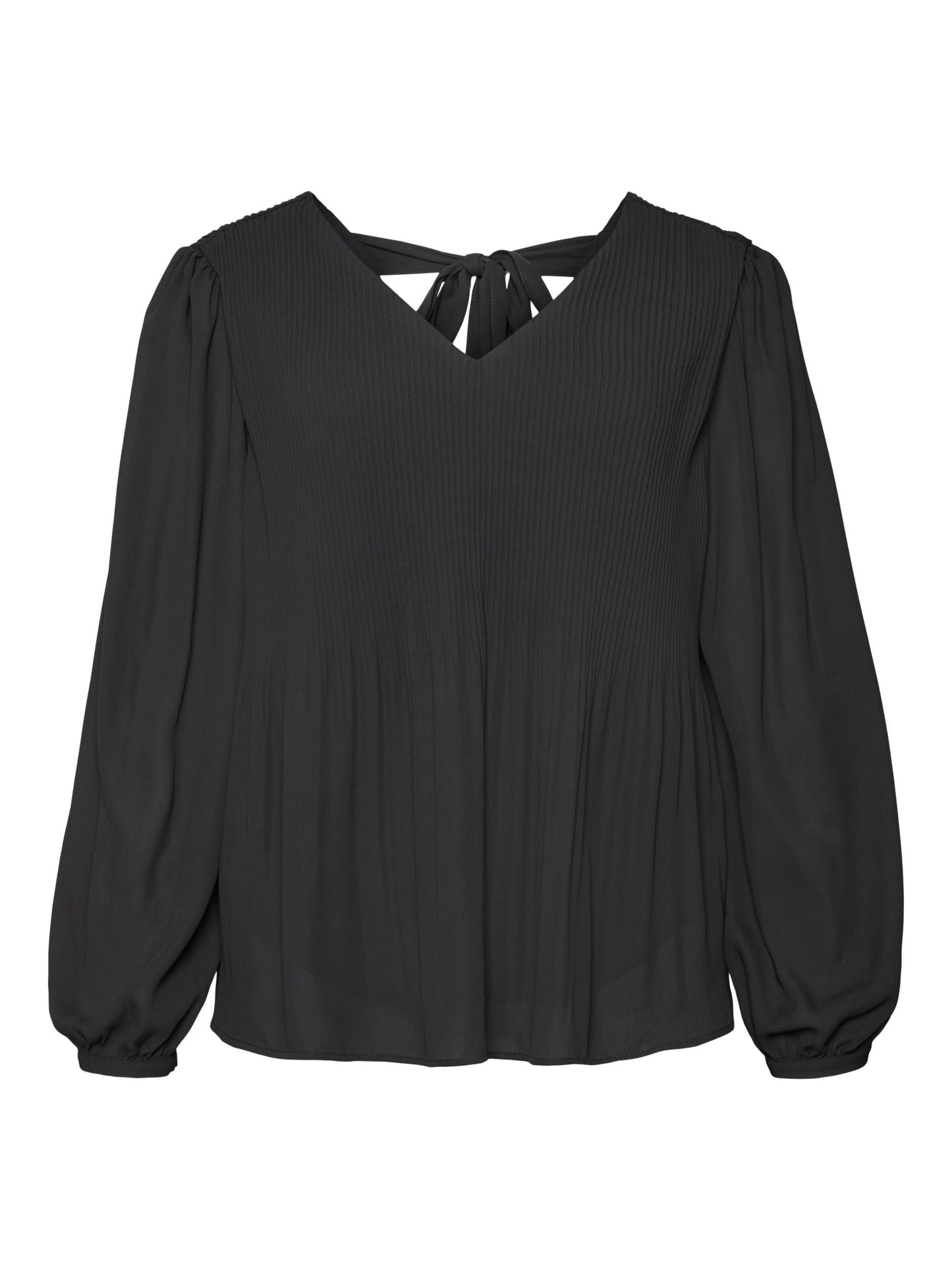 VMCCINDY L/S V-NECK TOP WVN BTQ CUR