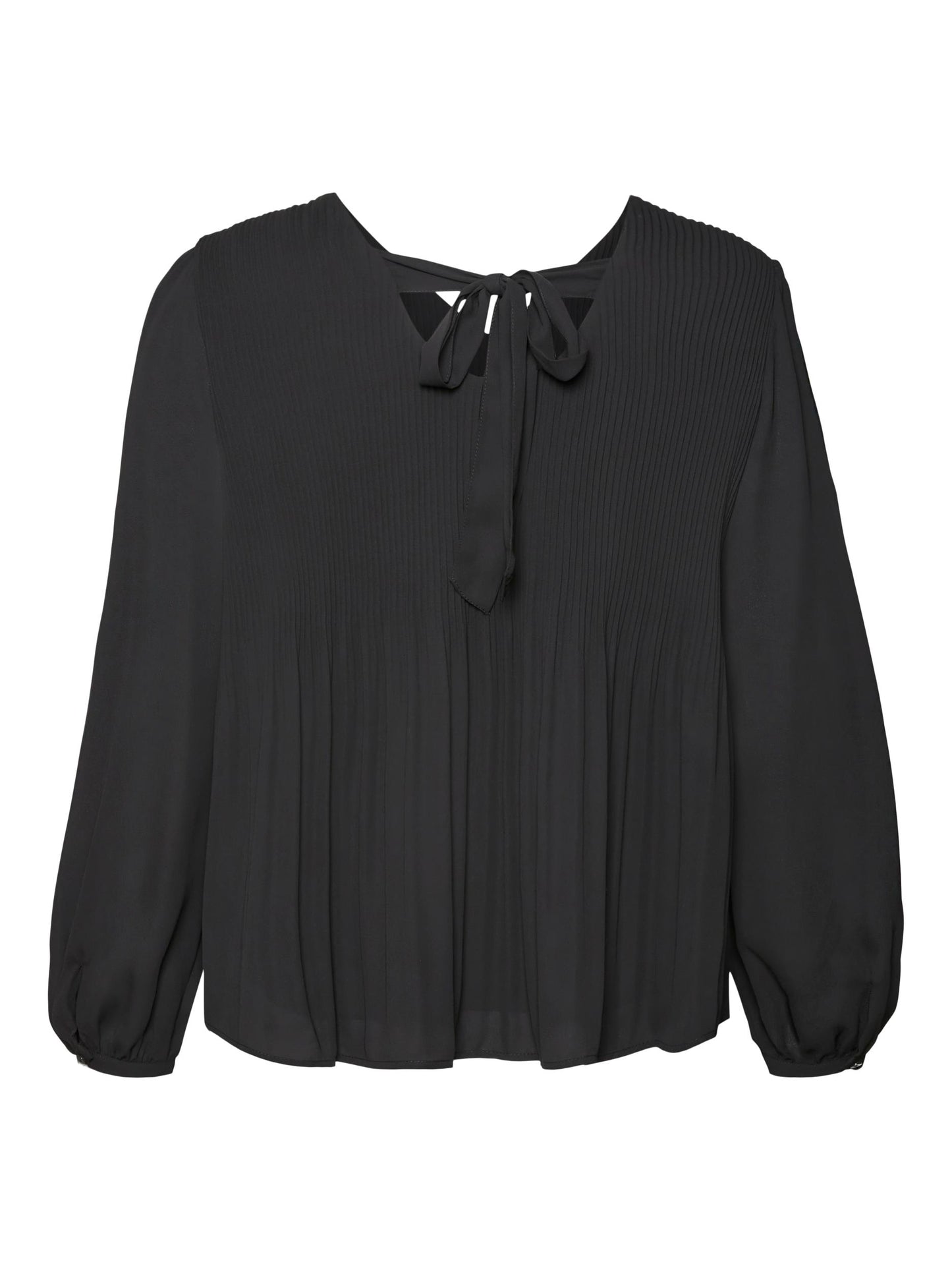 VMCCINDY L/S V-NECK TOP WVN BTQ CUR