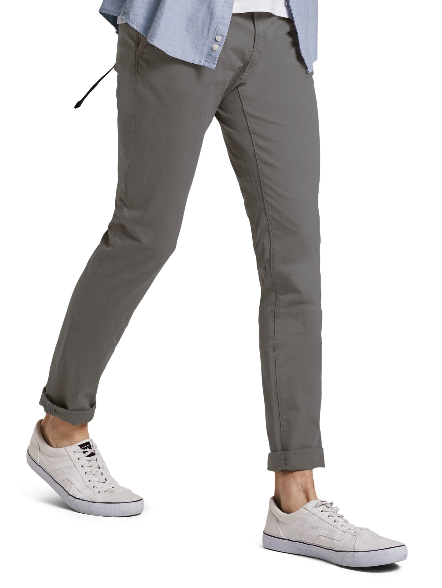 Chino Hose mit Gürtel